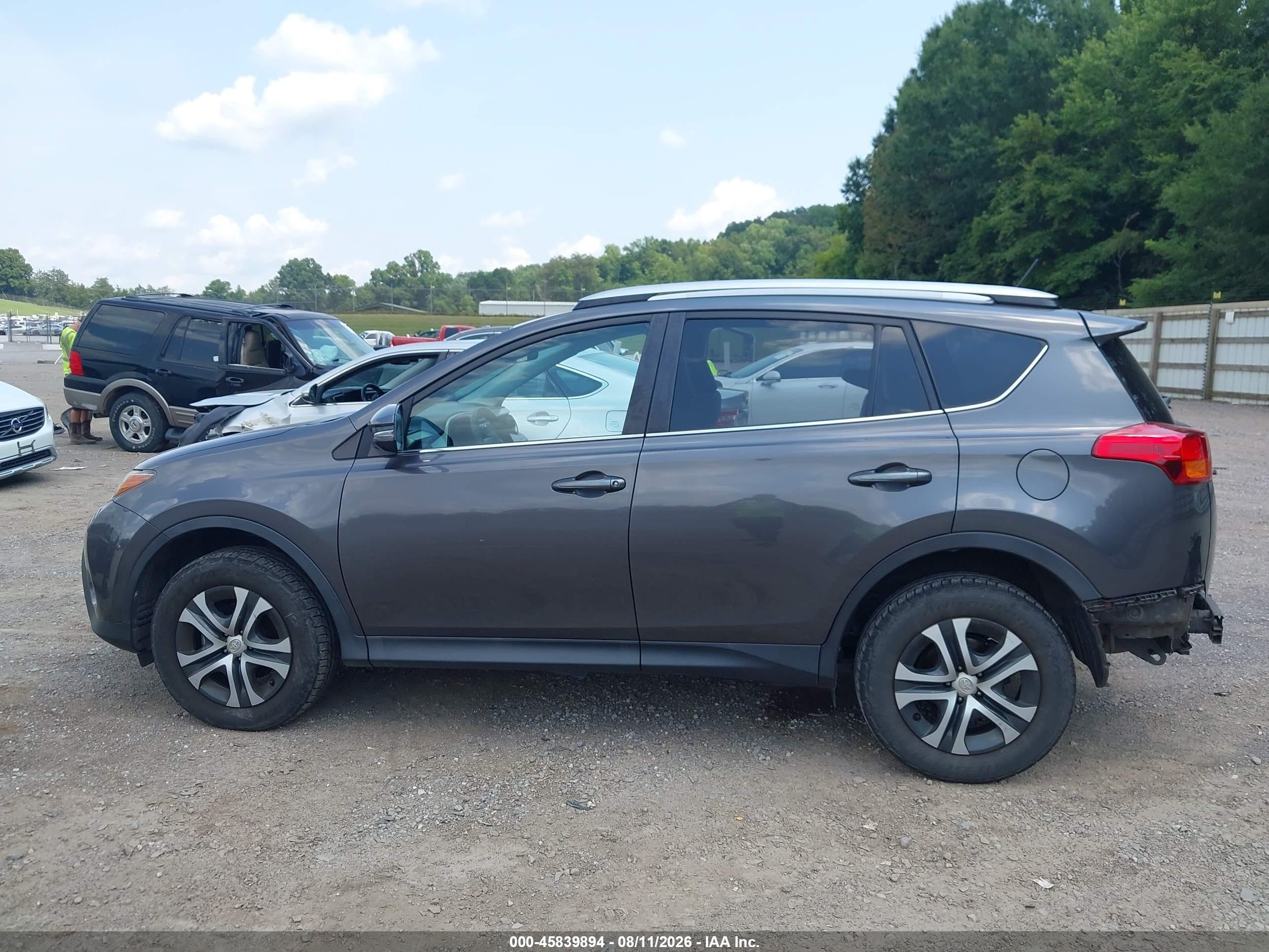2014 Toyota Rav4 Xle Gray vin: 2T3WFREV1EW105540