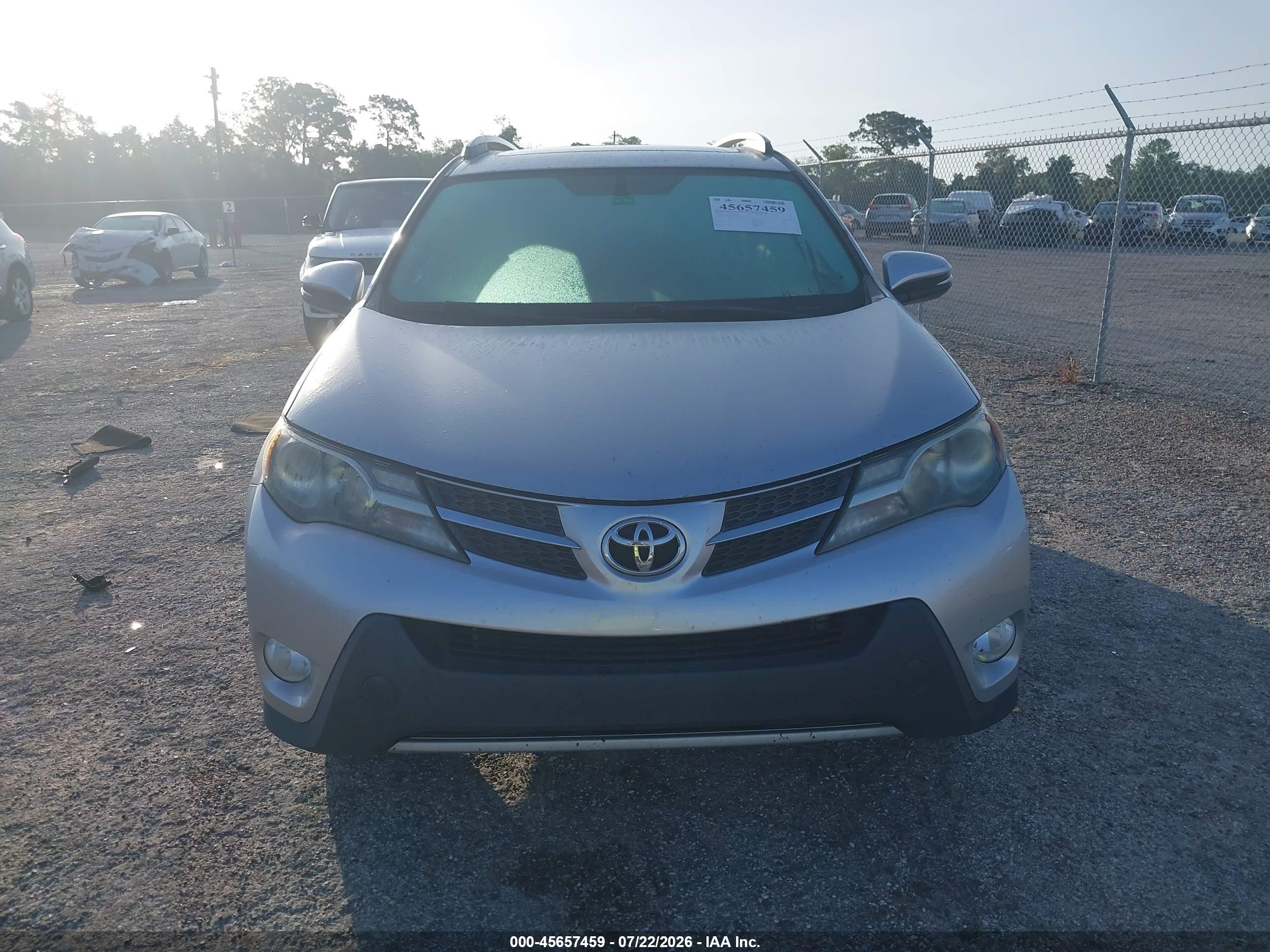 2014 Toyota Rav4 Xle Silver vin: 2T3WFREV1EW110754