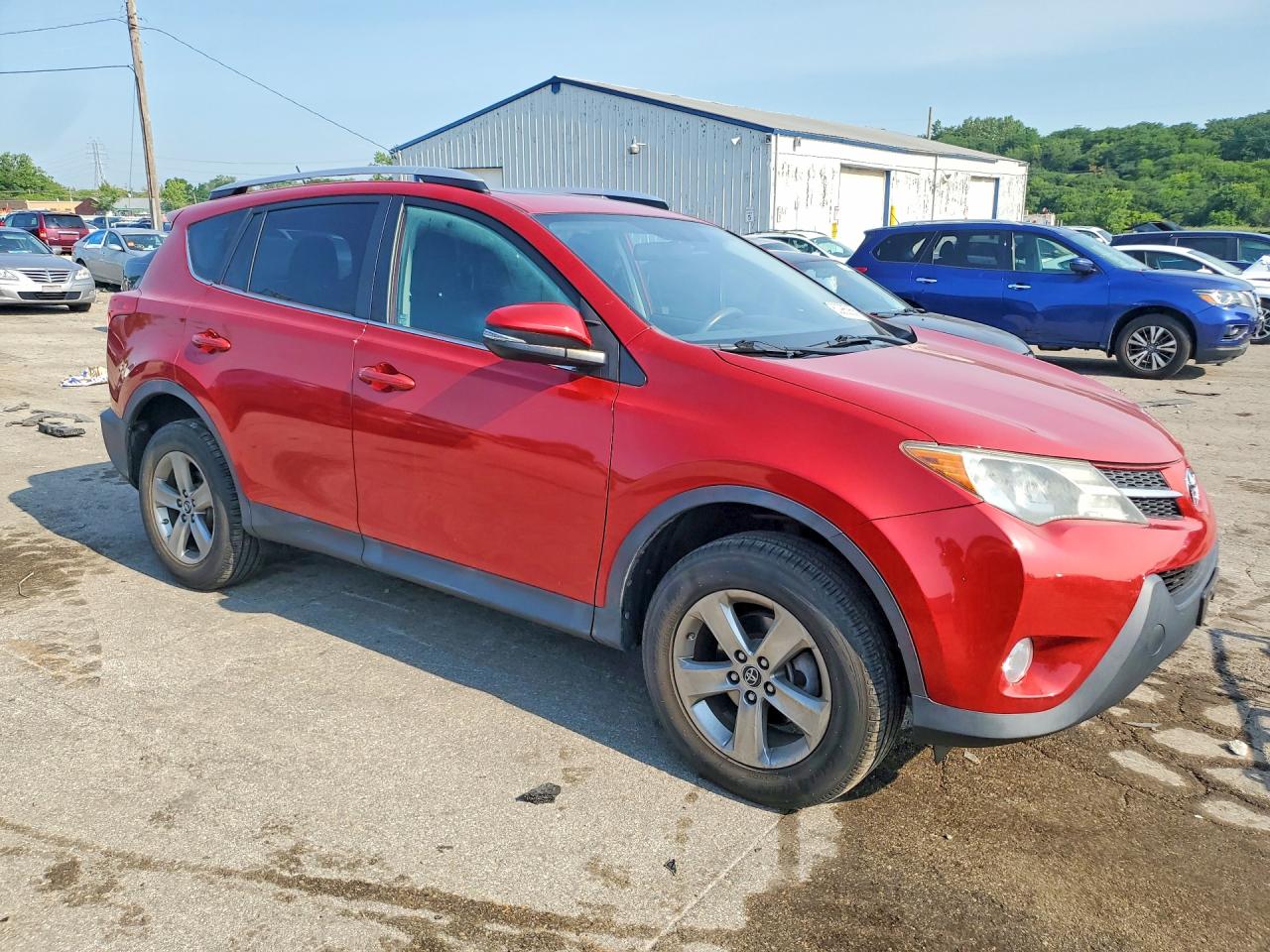 2015 Toyota Rav4 Xle Бордовый vin: 2T3WFREV1FW145392