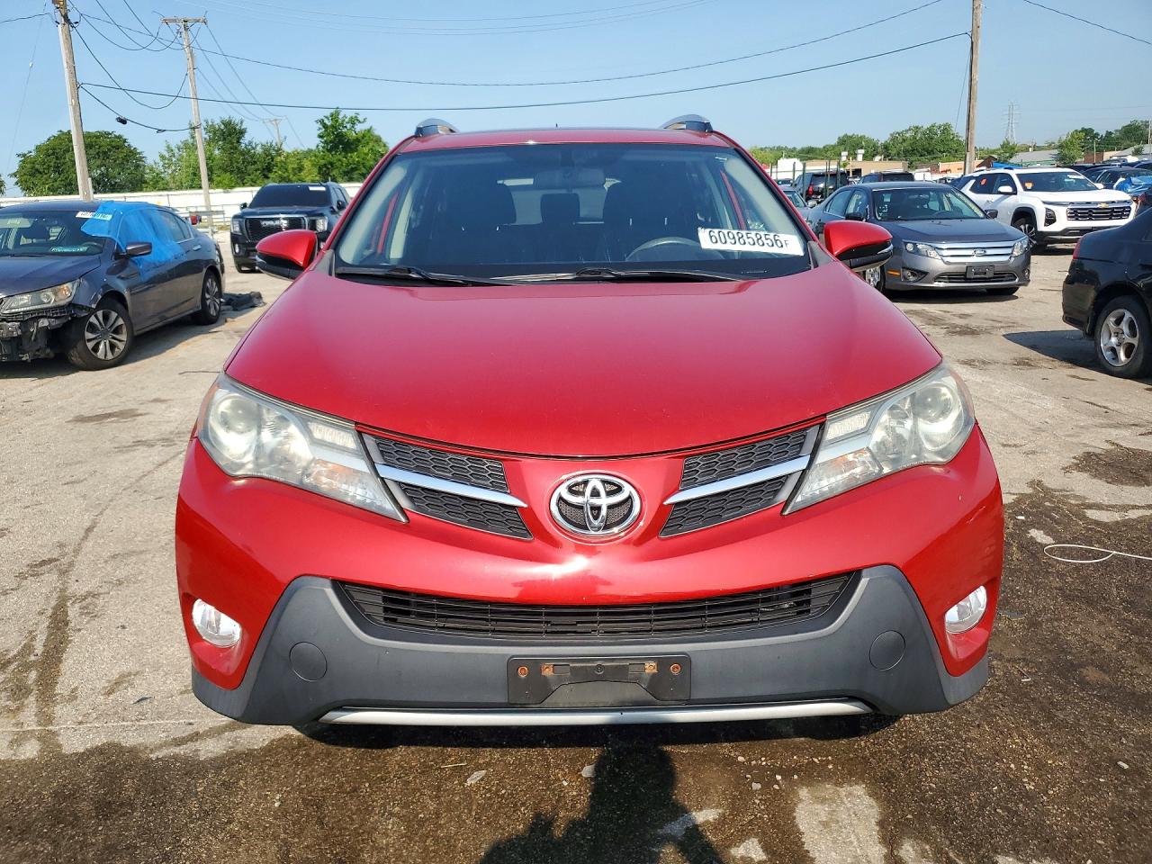 2015 Toyota Rav4 Xle Бордовый vin: 2T3WFREV1FW145392