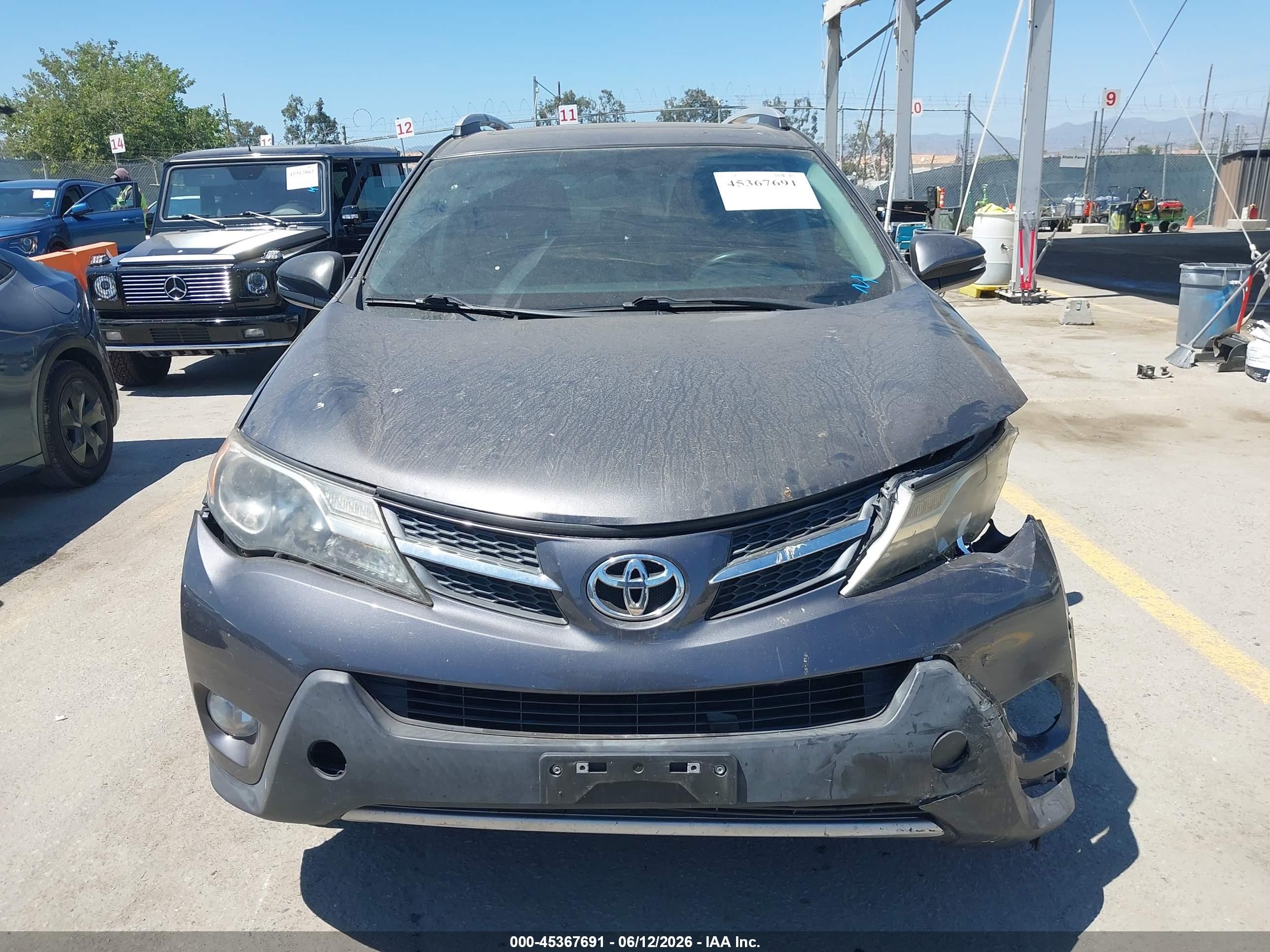 2015 Toyota Rav4 Xle Gray vin: 2T3WFREV1FW151998