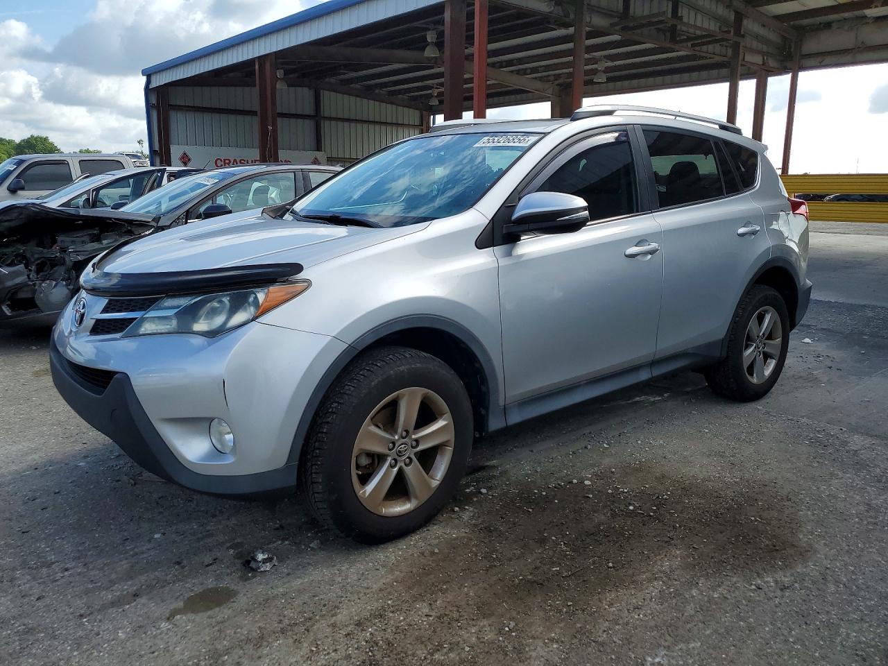 2015 Toyota Rav4 Xle Silver vin: 2T3WFREV1FW155128