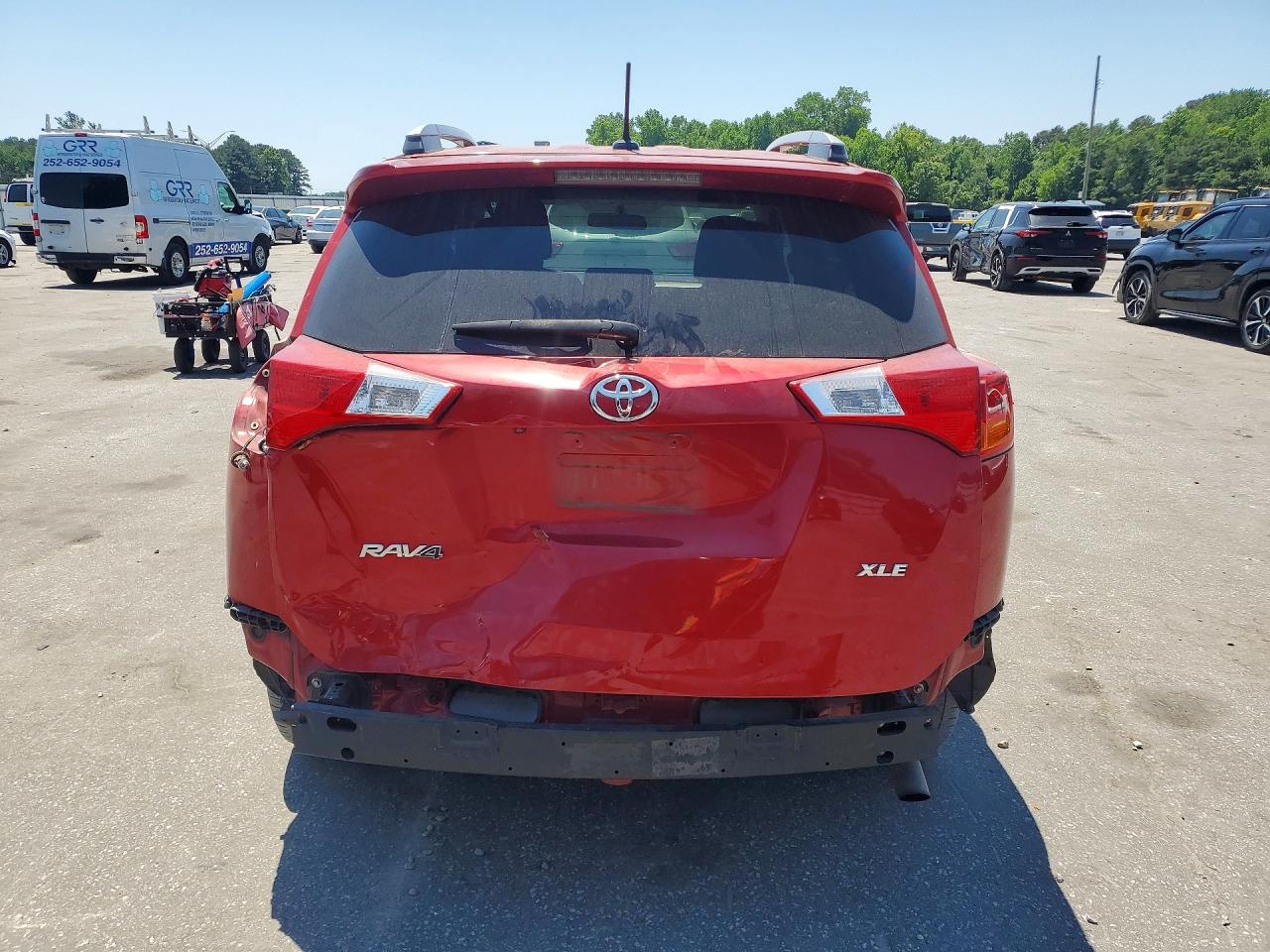 2015 Toyota Rav4 Xle Red vin: 2T3WFREV1FW170017