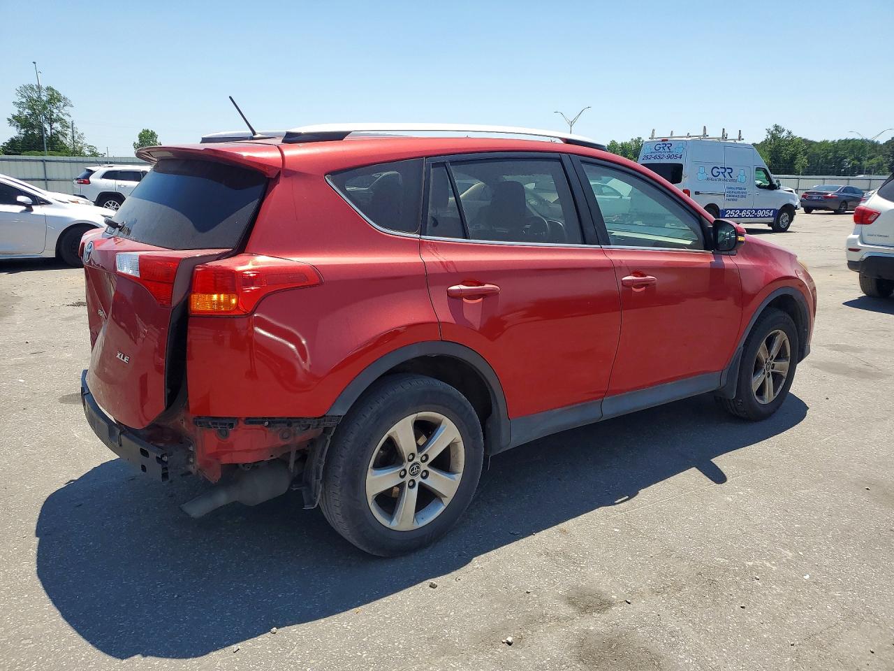 2015 Toyota Rav4 Xle Red vin: 2T3WFREV1FW170017