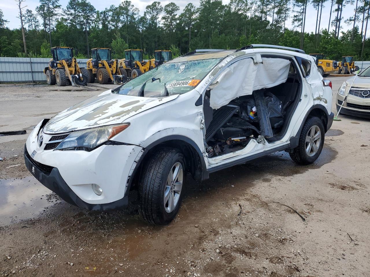 2015 Toyota Rav4 Xle White vin: 2T3WFREV1FW215053
