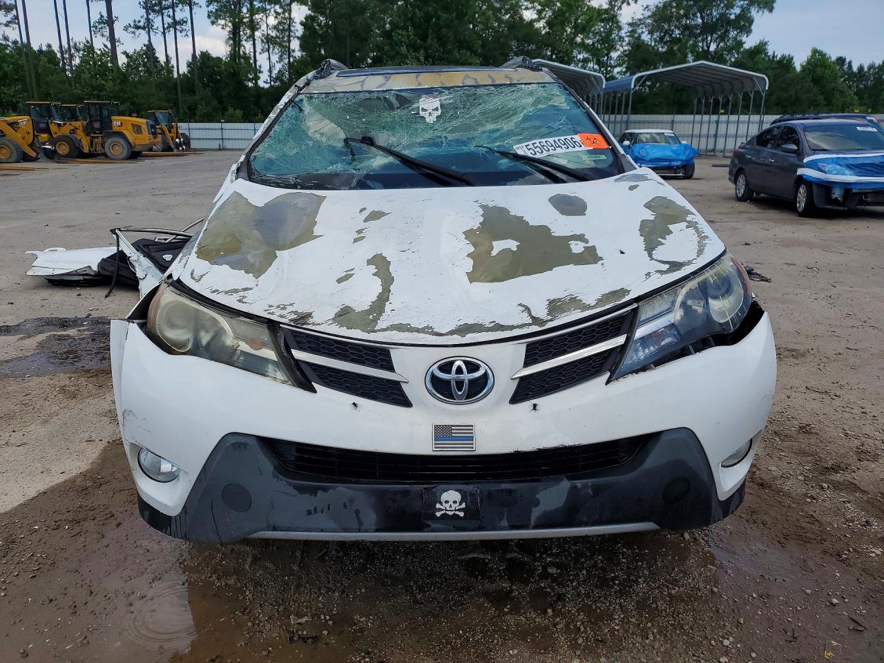 2015 Toyota Rav4 Xle White vin: 2T3WFREV1FW215053