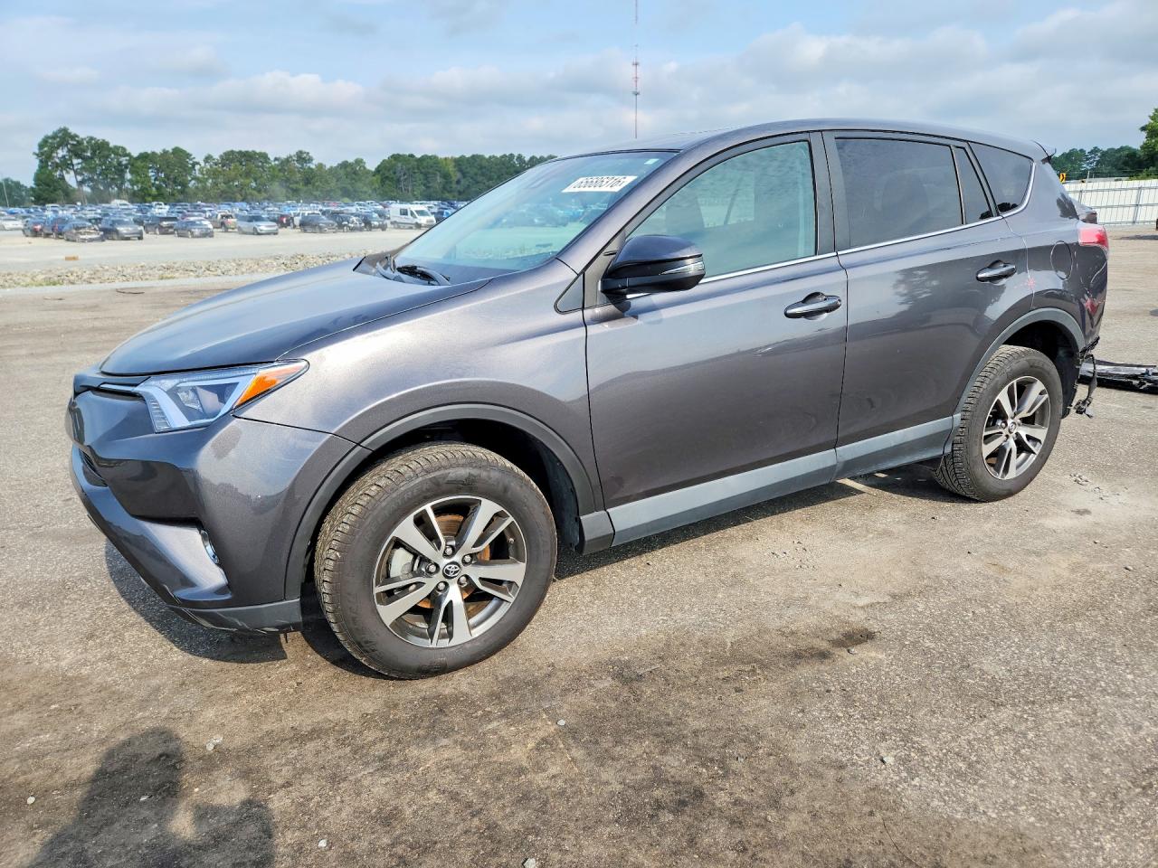 2018 Toyota Rav4 Xle Gray vin: 2T3WFREV1JW477812