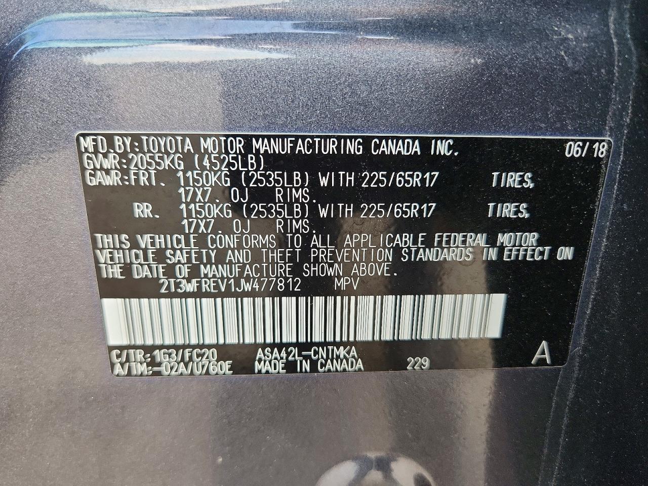 2018 Toyota Rav4 Xle Gray vin: 2T3WFREV1JW477812
