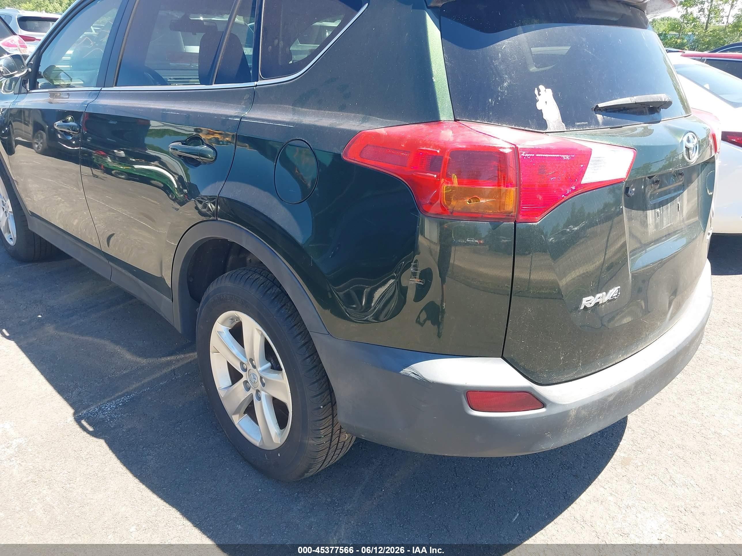 2013 Toyota Rav4 Xle Зеленый vin: 2T3WFREV2DW020494