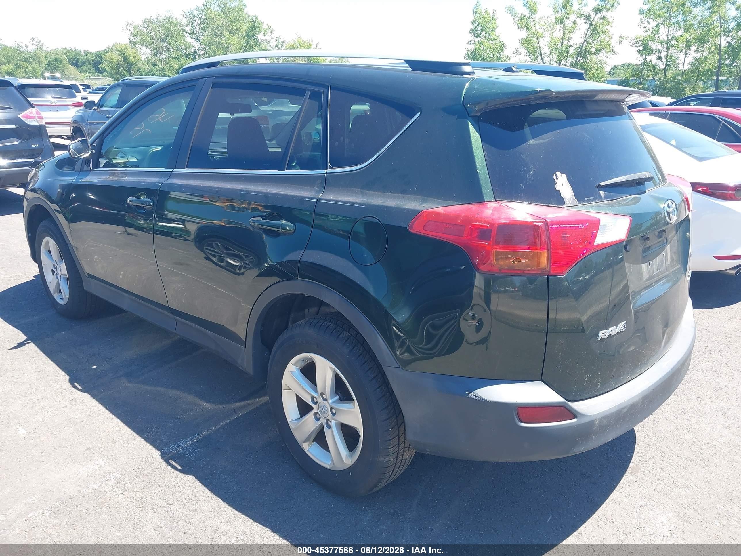 2013 Toyota Rav4 Xle Зеленый vin: 2T3WFREV2DW020494