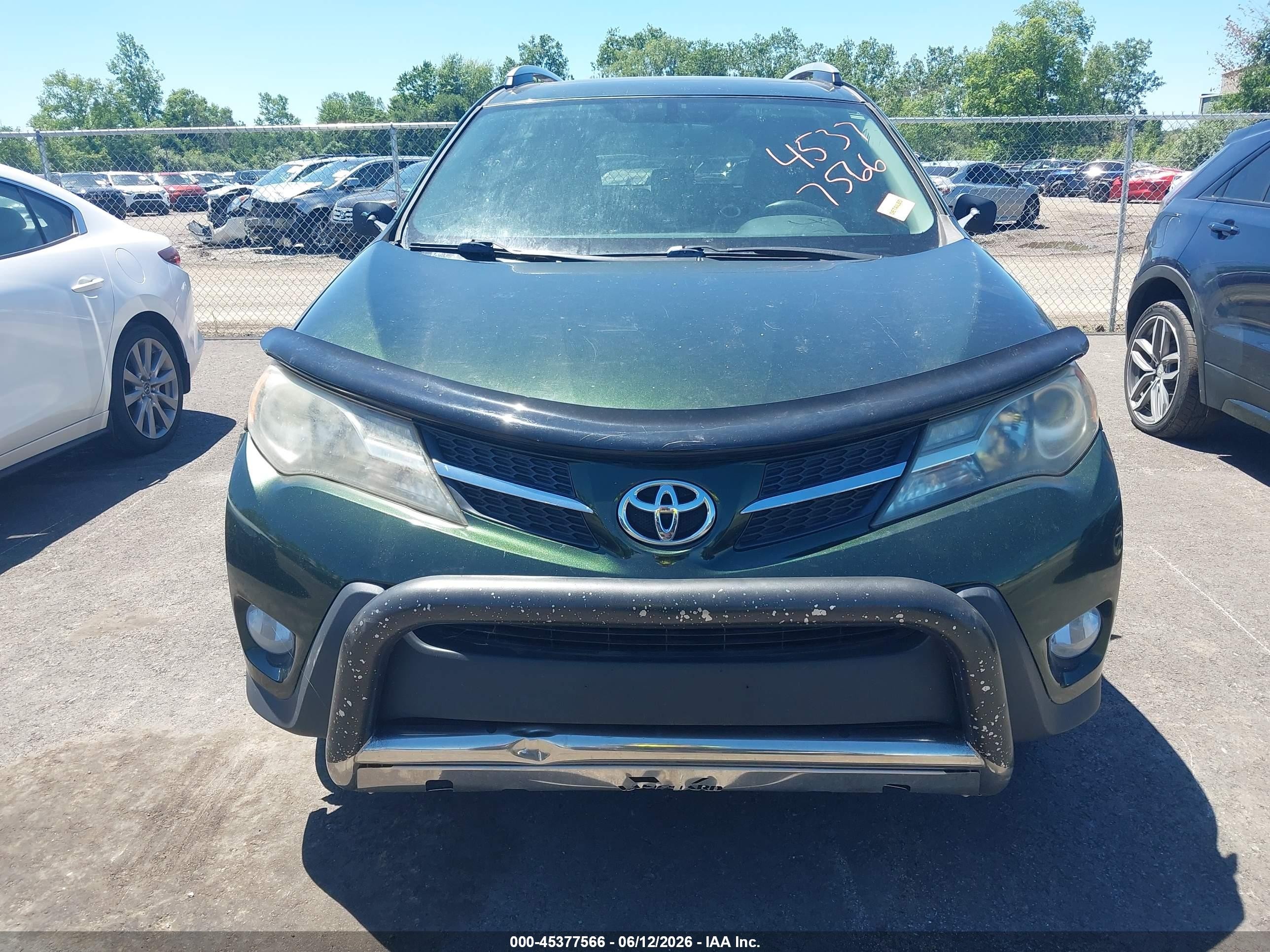 2013 Toyota Rav4 Xle Зеленый vin: 2T3WFREV2DW020494