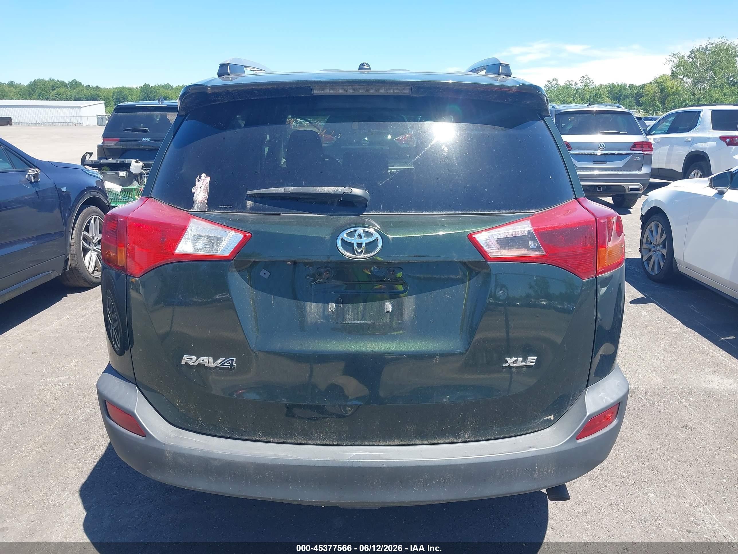 2013 Toyota Rav4 Xle Зеленый vin: 2T3WFREV2DW020494