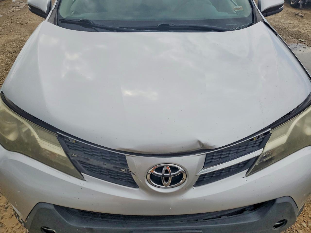 2013 Toyota Rav4 Xle Silver vin: 2T3WFREV2DW044424
