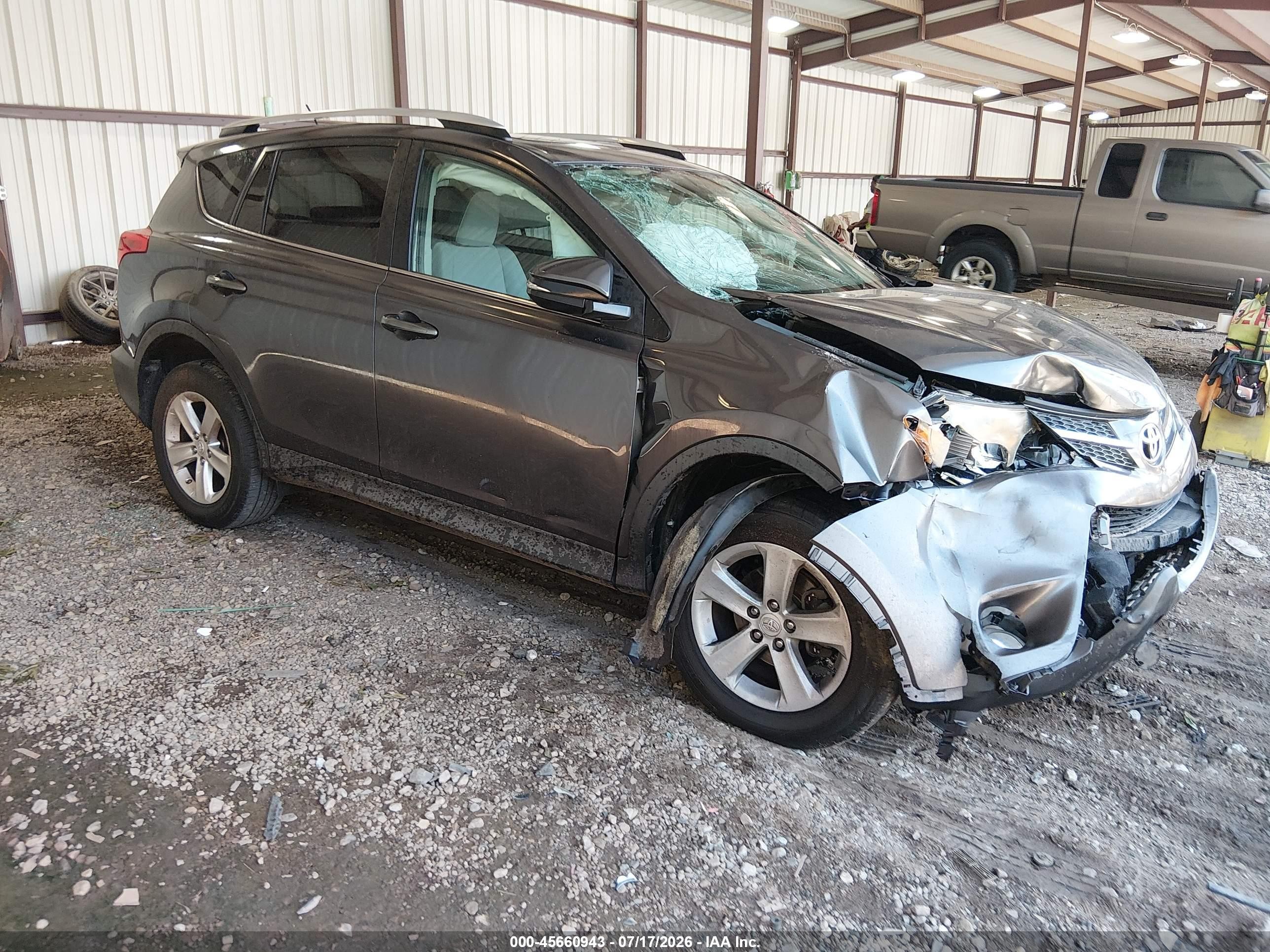 2013 Toyota Rav4 Xle Gray vin: 2T3WFREV2DW046805