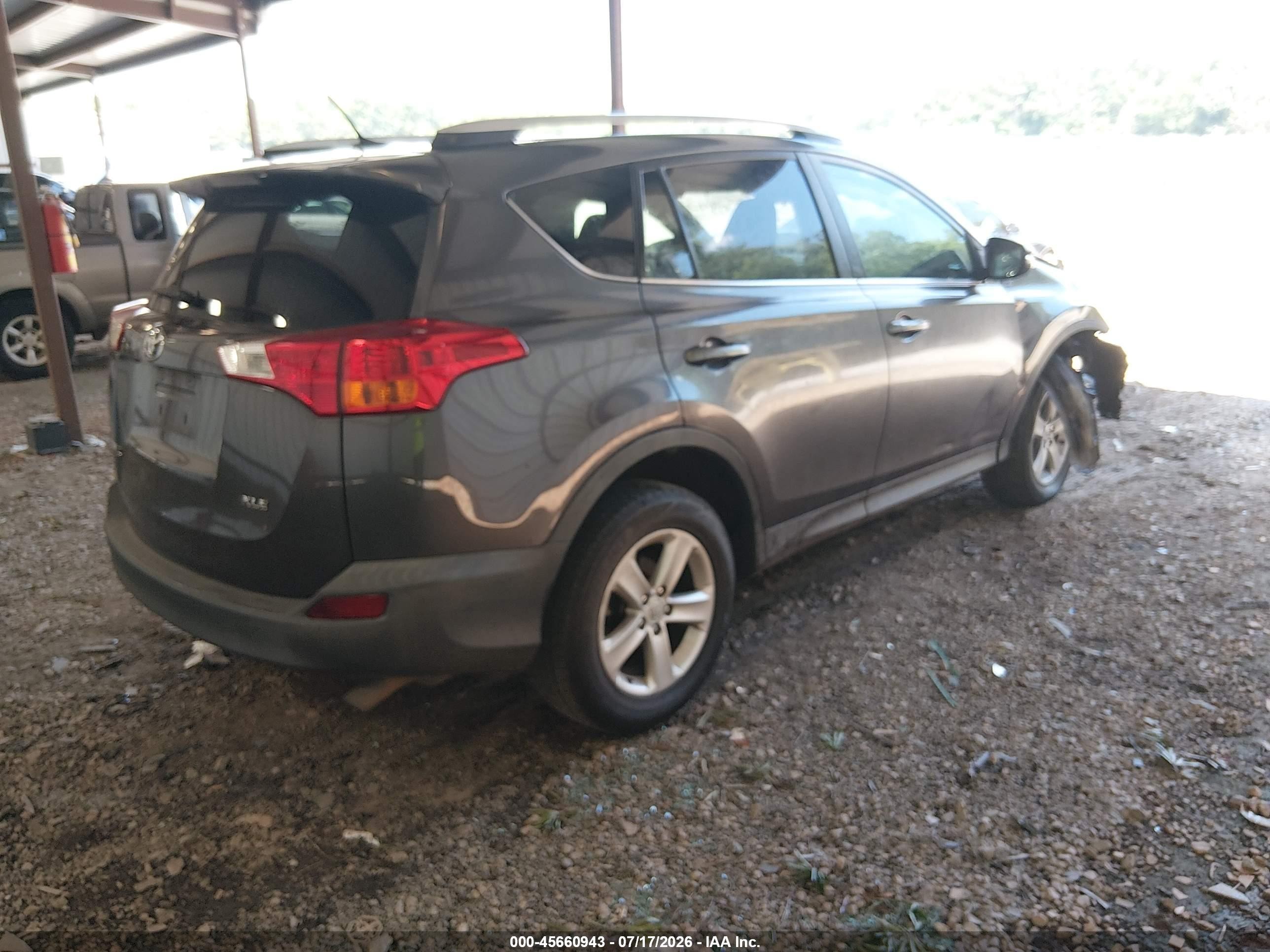 2013 Toyota Rav4 Xle Gray vin: 2T3WFREV2DW046805