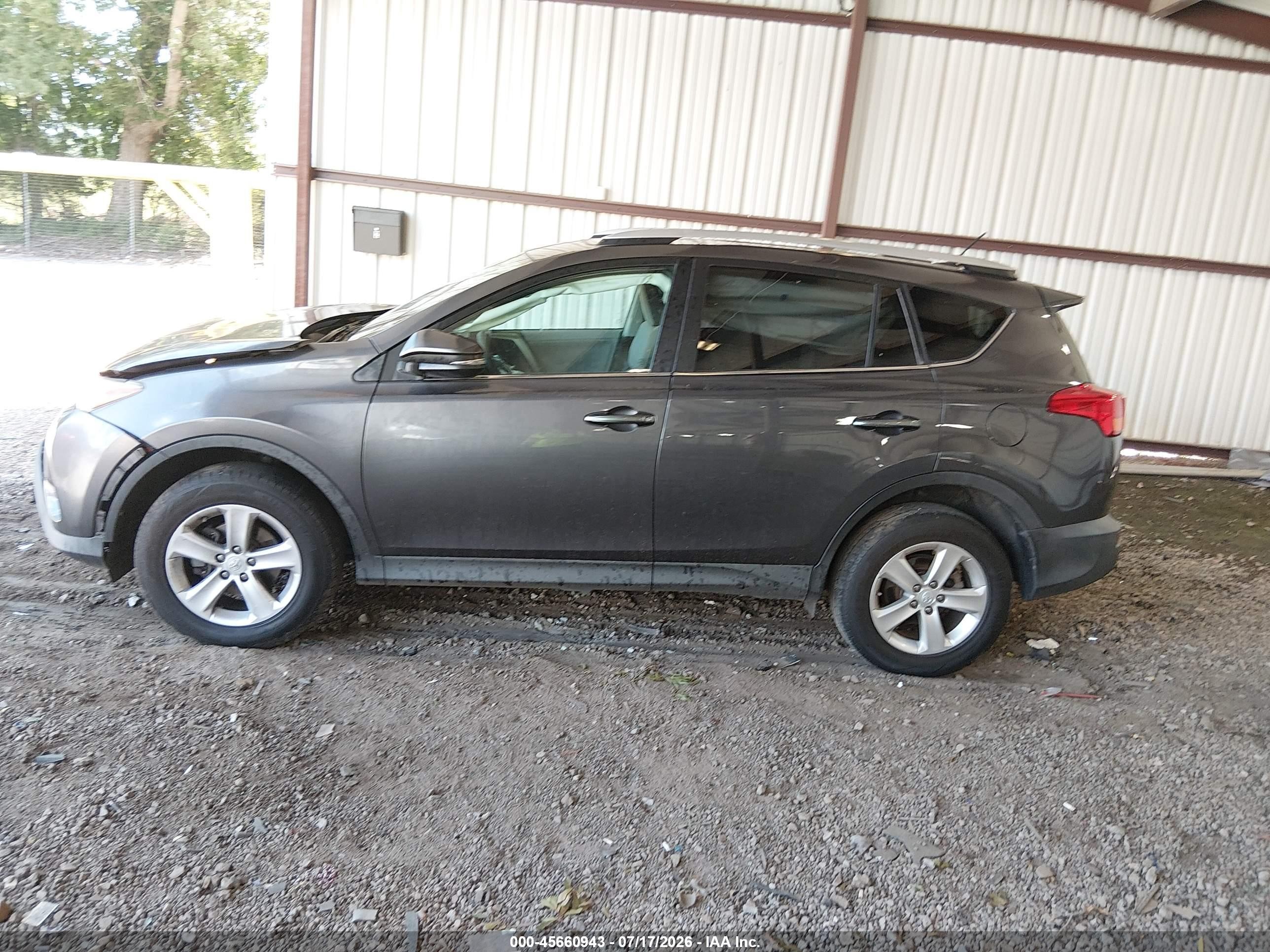 2013 Toyota Rav4 Xle Gray vin: 2T3WFREV2DW046805
