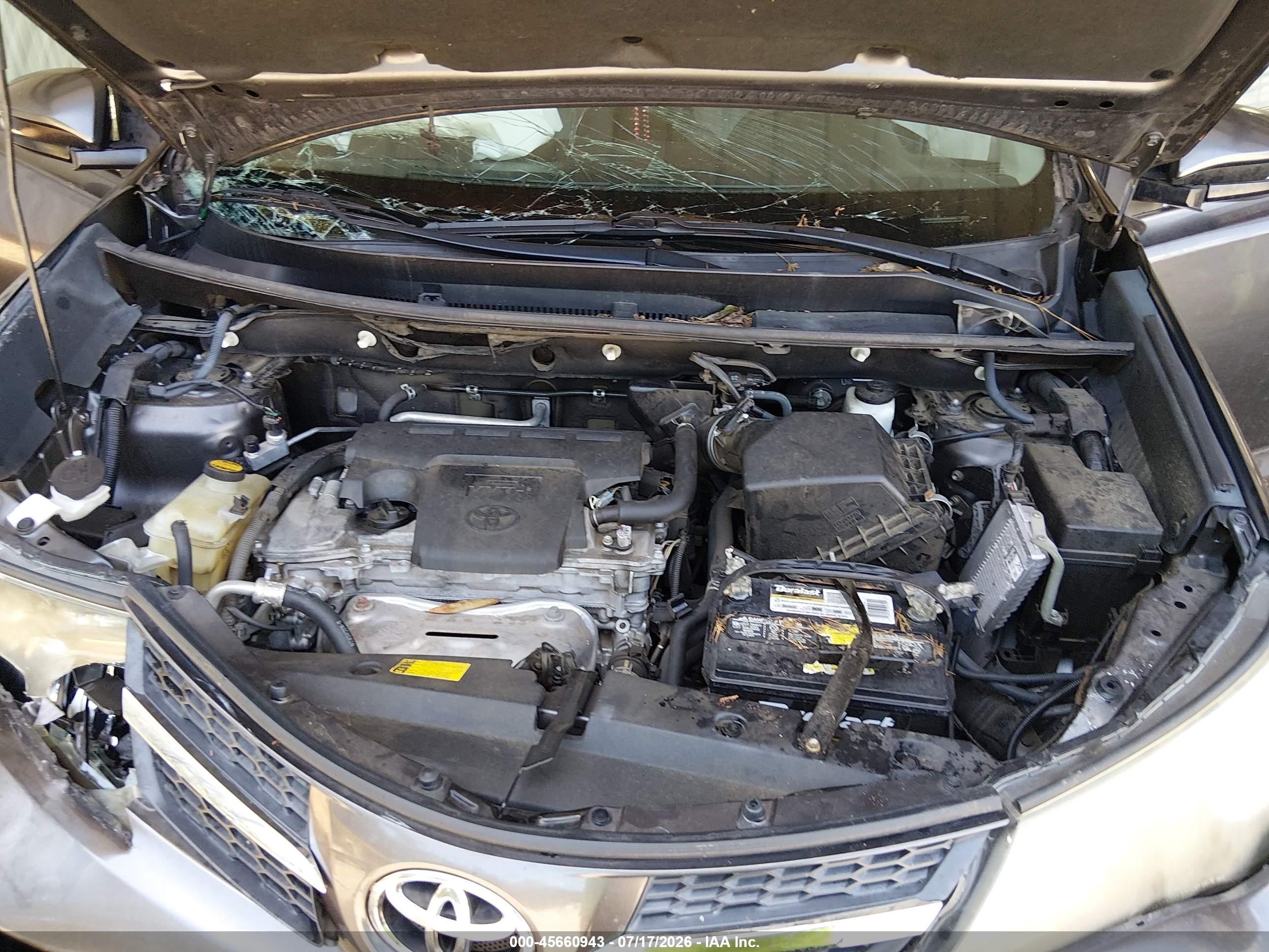 2013 Toyota Rav4 Xle Gray vin: 2T3WFREV2DW046805