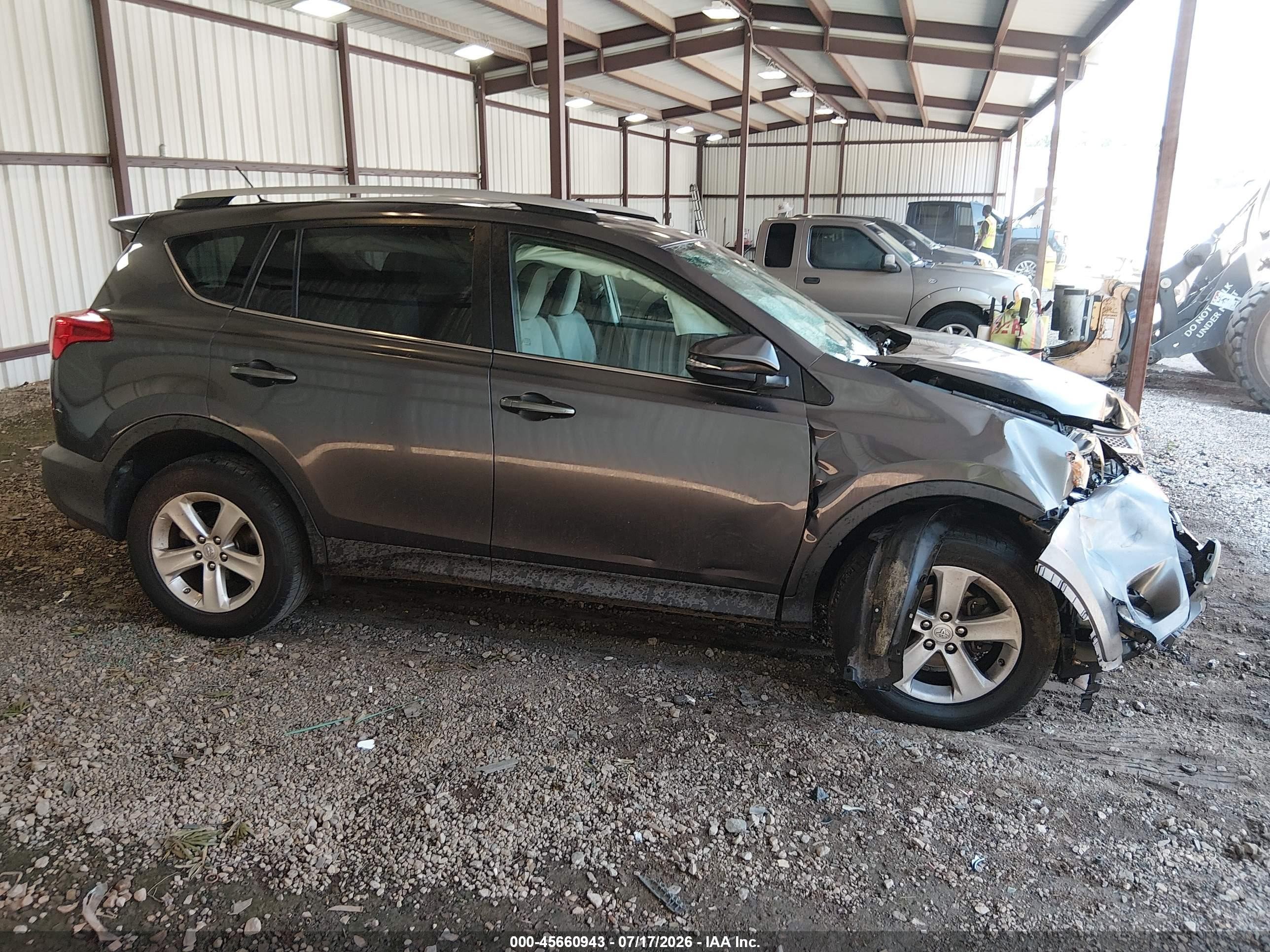 2013 Toyota Rav4 Xle Gray vin: 2T3WFREV2DW046805