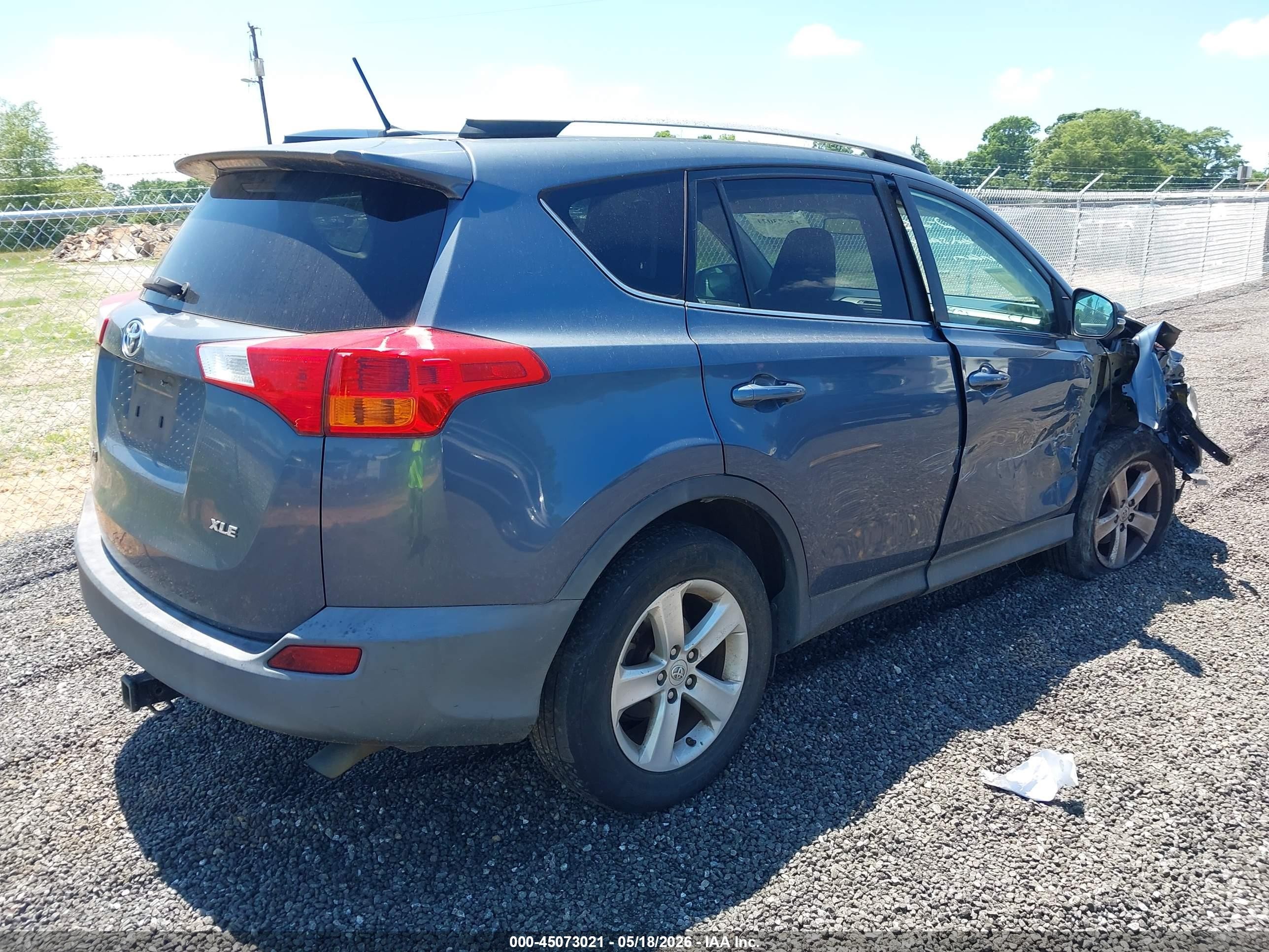 2013 Toyota Rav4 Xle Blue vin: 2T3WFREV2DW047601