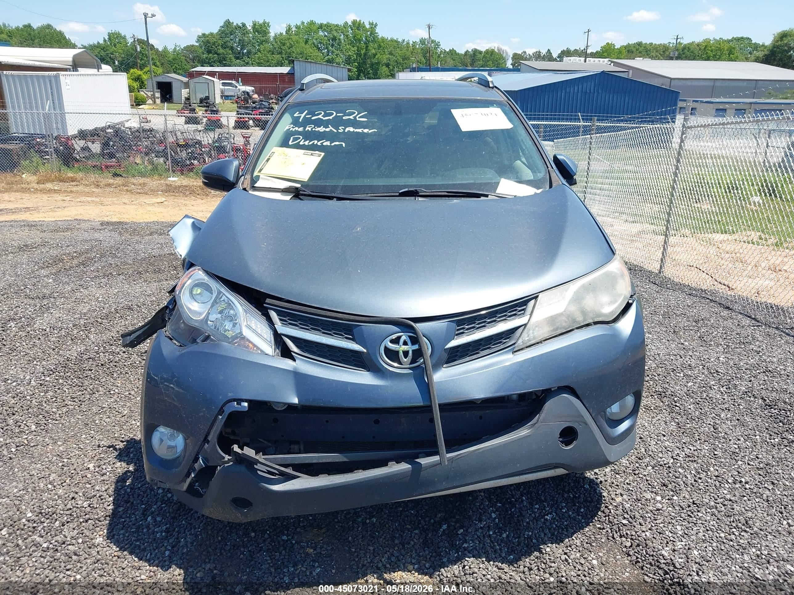 2013 Toyota Rav4 Xle Blue vin: 2T3WFREV2DW047601