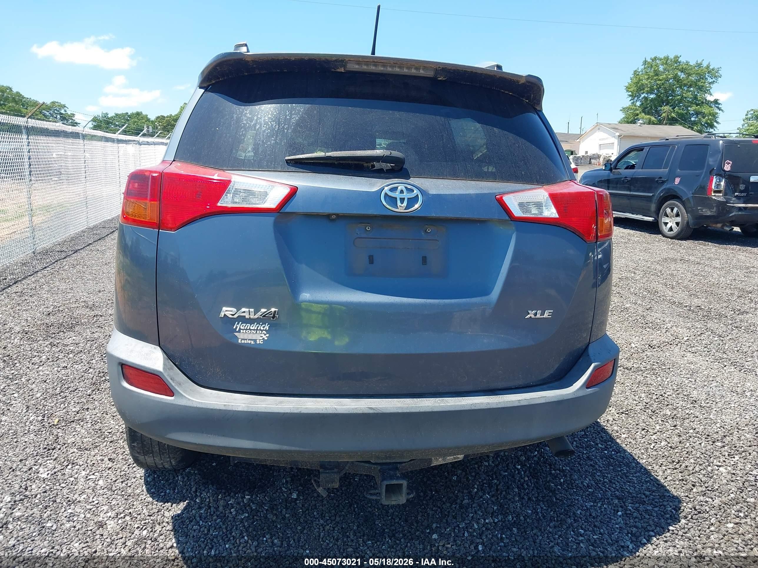 2013 Toyota Rav4 Xle Blue vin: 2T3WFREV2DW047601