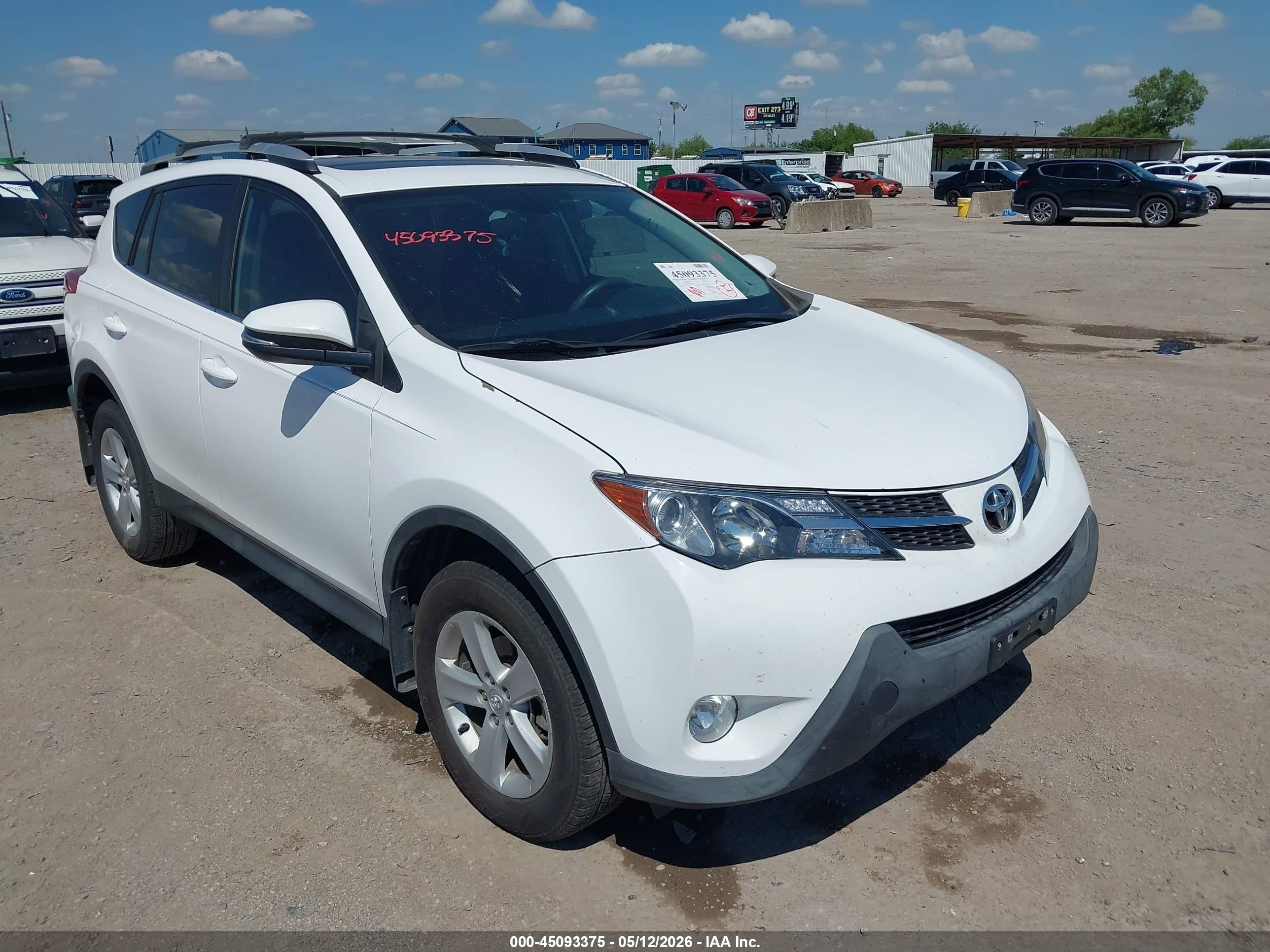 2013 Toyota Rav4 Xle White vin: 2T3WFREV2DW050739