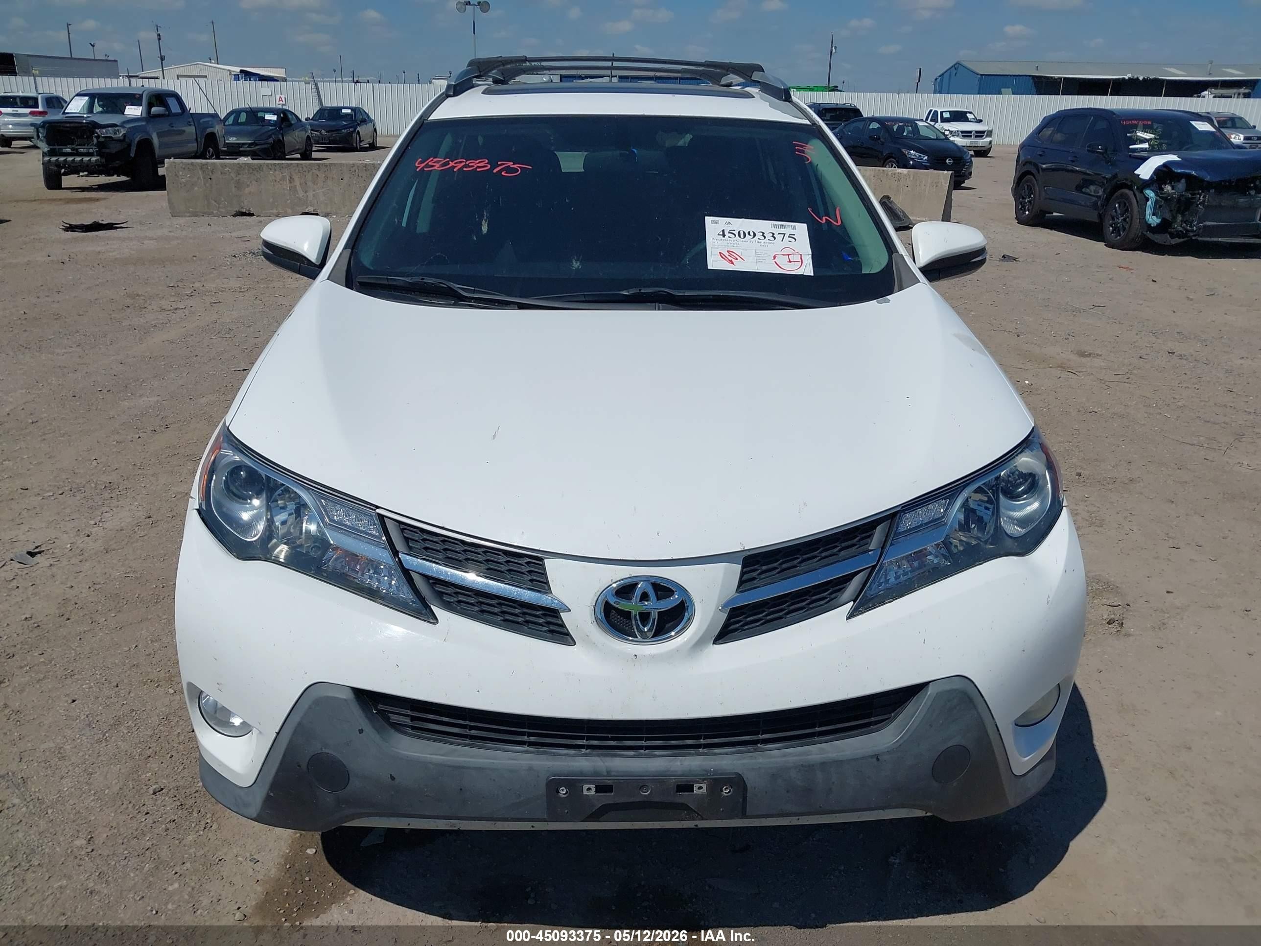 2013 Toyota Rav4 Xle White vin: 2T3WFREV2DW050739