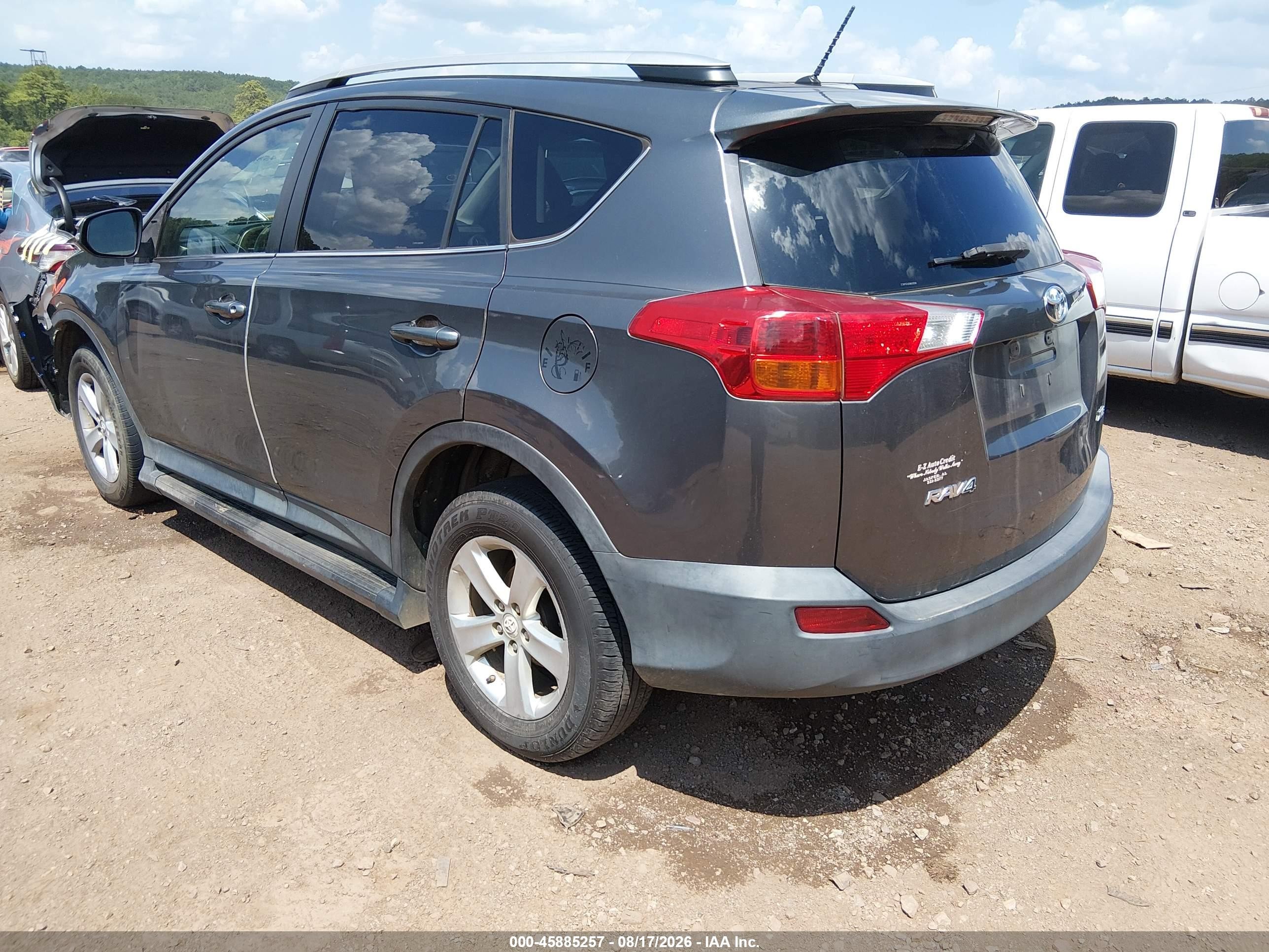 2013 Toyota Rav4 Xle Gray vin: 2T3WFREV2DW056508