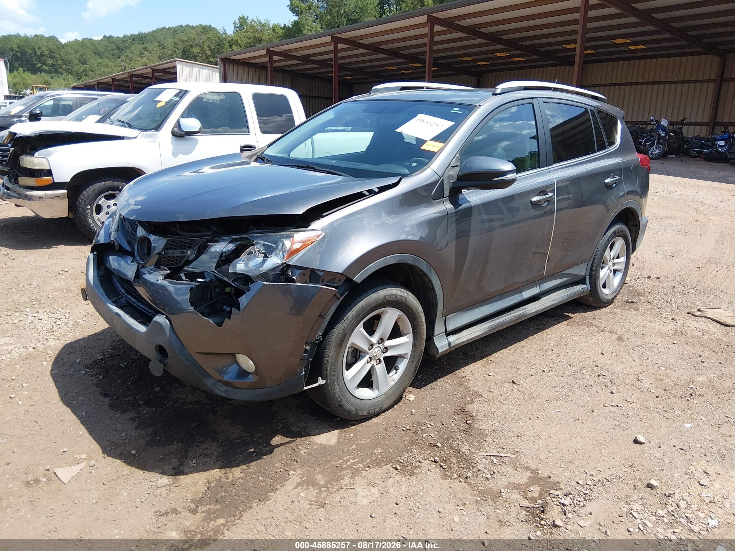 2013 Toyota Rav4 Xle Gray vin: 2T3WFREV2DW056508