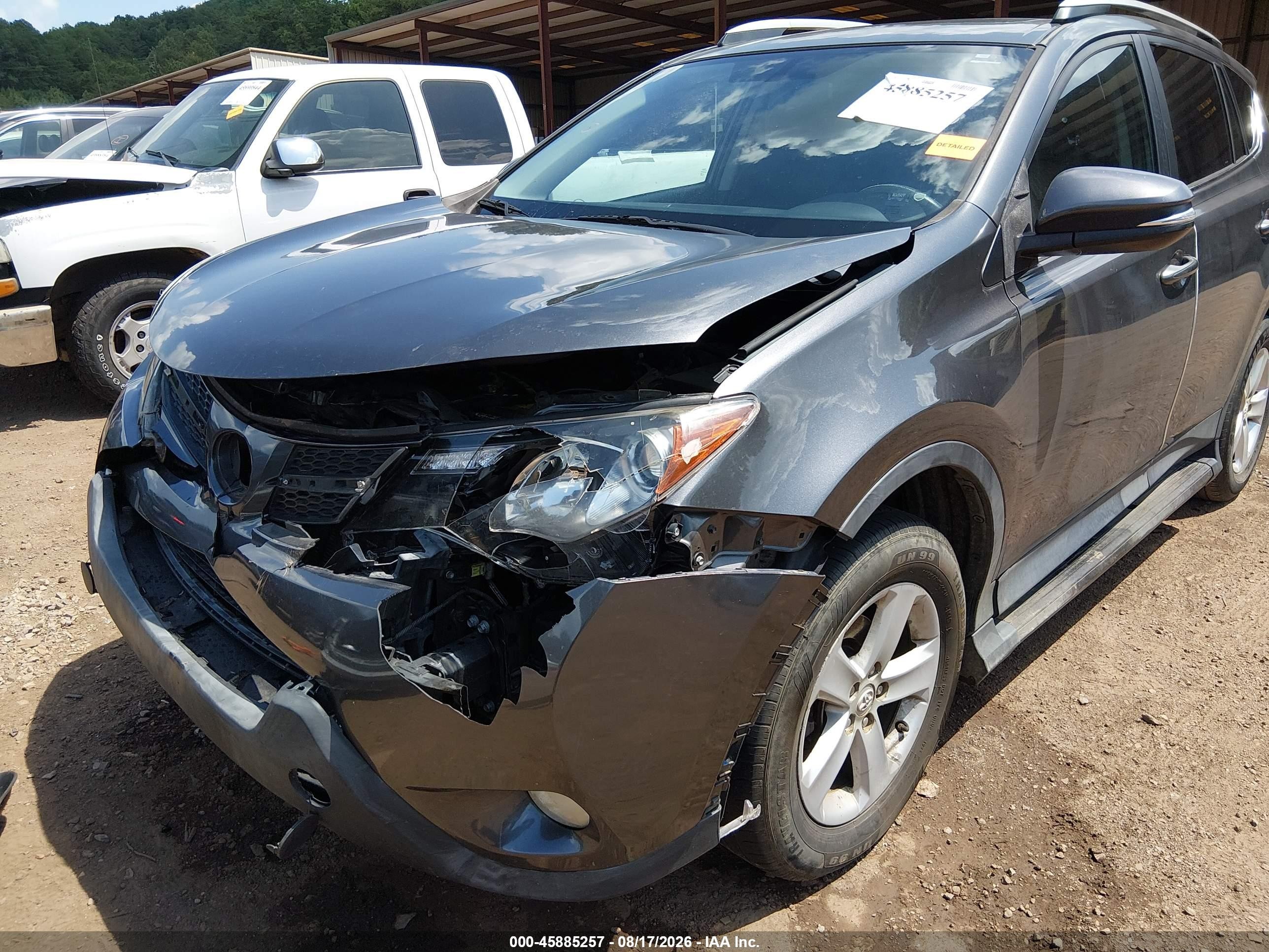 2013 Toyota Rav4 Xle Gray vin: 2T3WFREV2DW056508