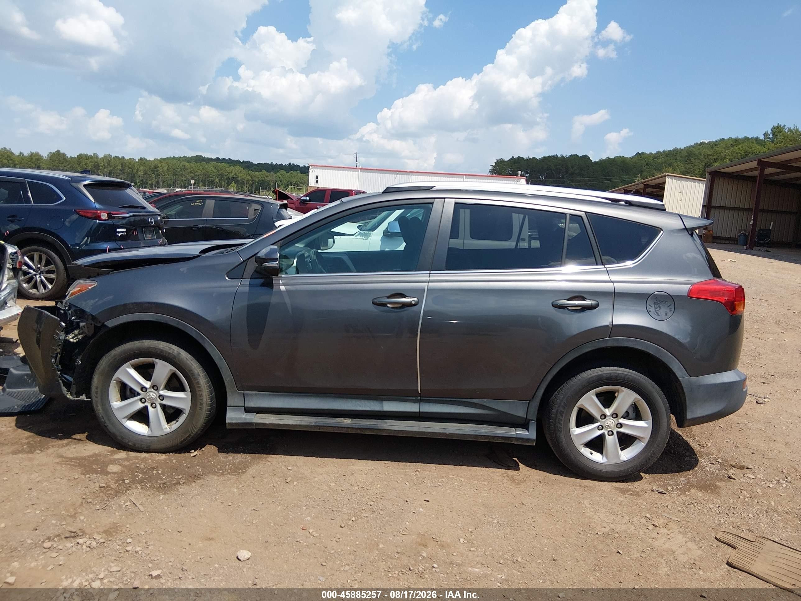 2013 Toyota Rav4 Xle Gray vin: 2T3WFREV2DW056508