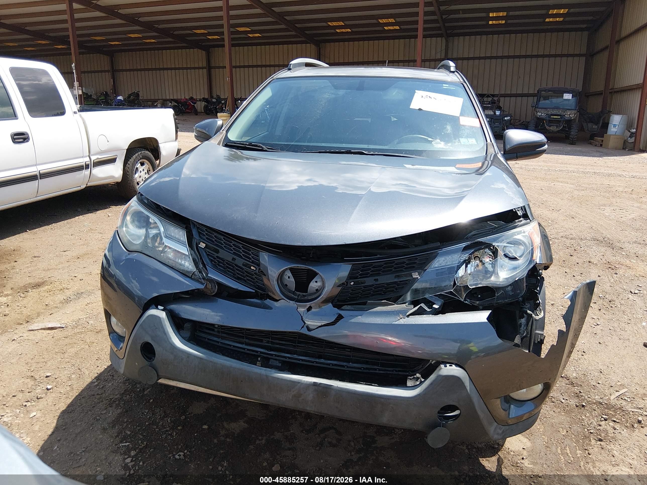 2013 Toyota Rav4 Xle Gray vin: 2T3WFREV2DW056508