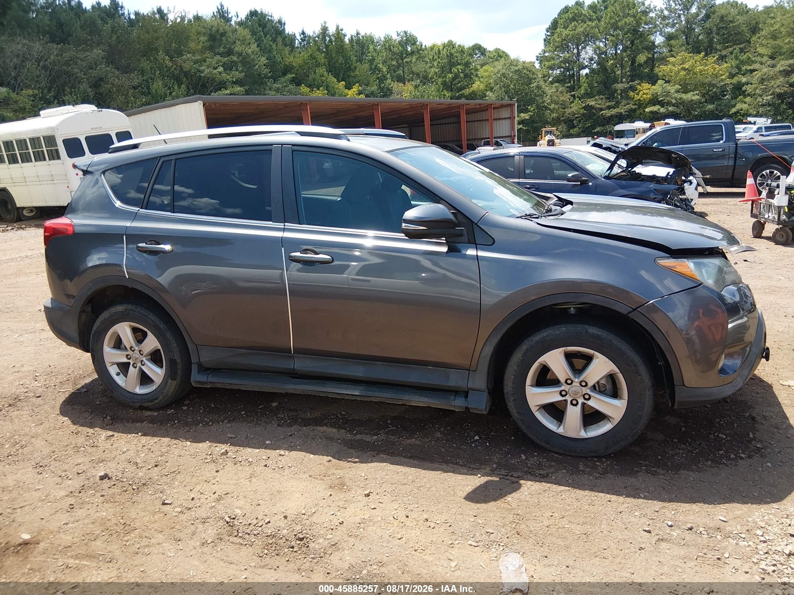 2013 Toyota Rav4 Xle Gray vin: 2T3WFREV2DW056508