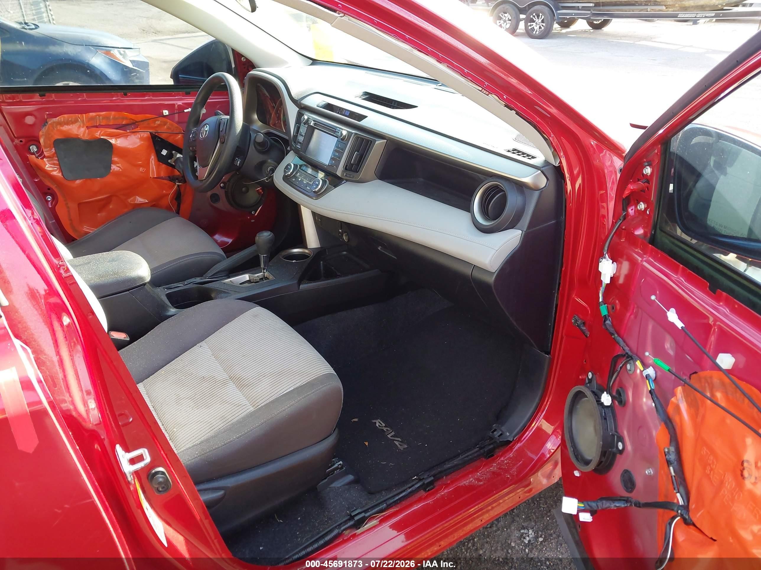 2013 Toyota Rav4 Xle Red vin: 2T3WFREV2DW067279