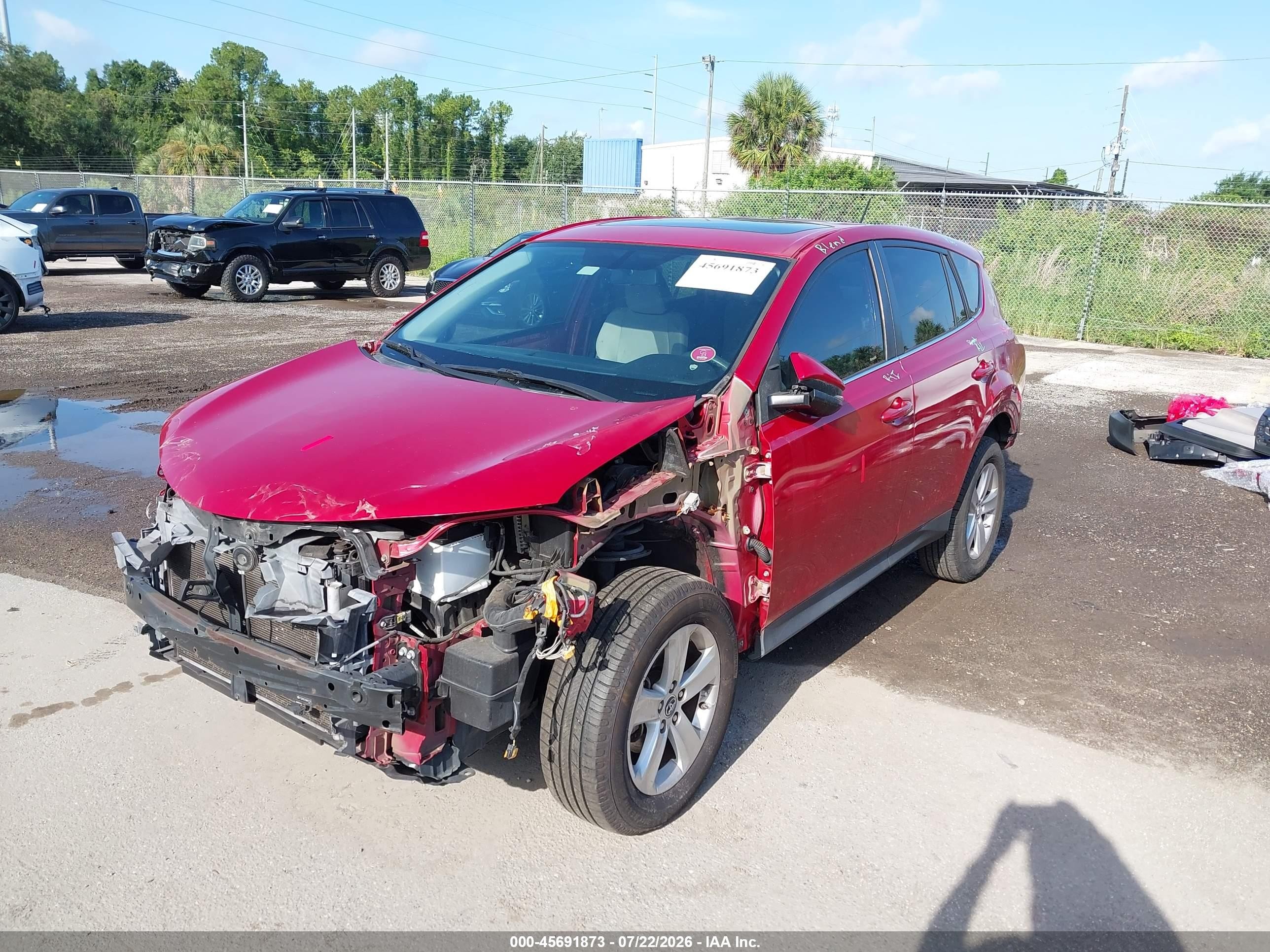 2013 Toyota Rav4 Xle Red vin: 2T3WFREV2DW067279