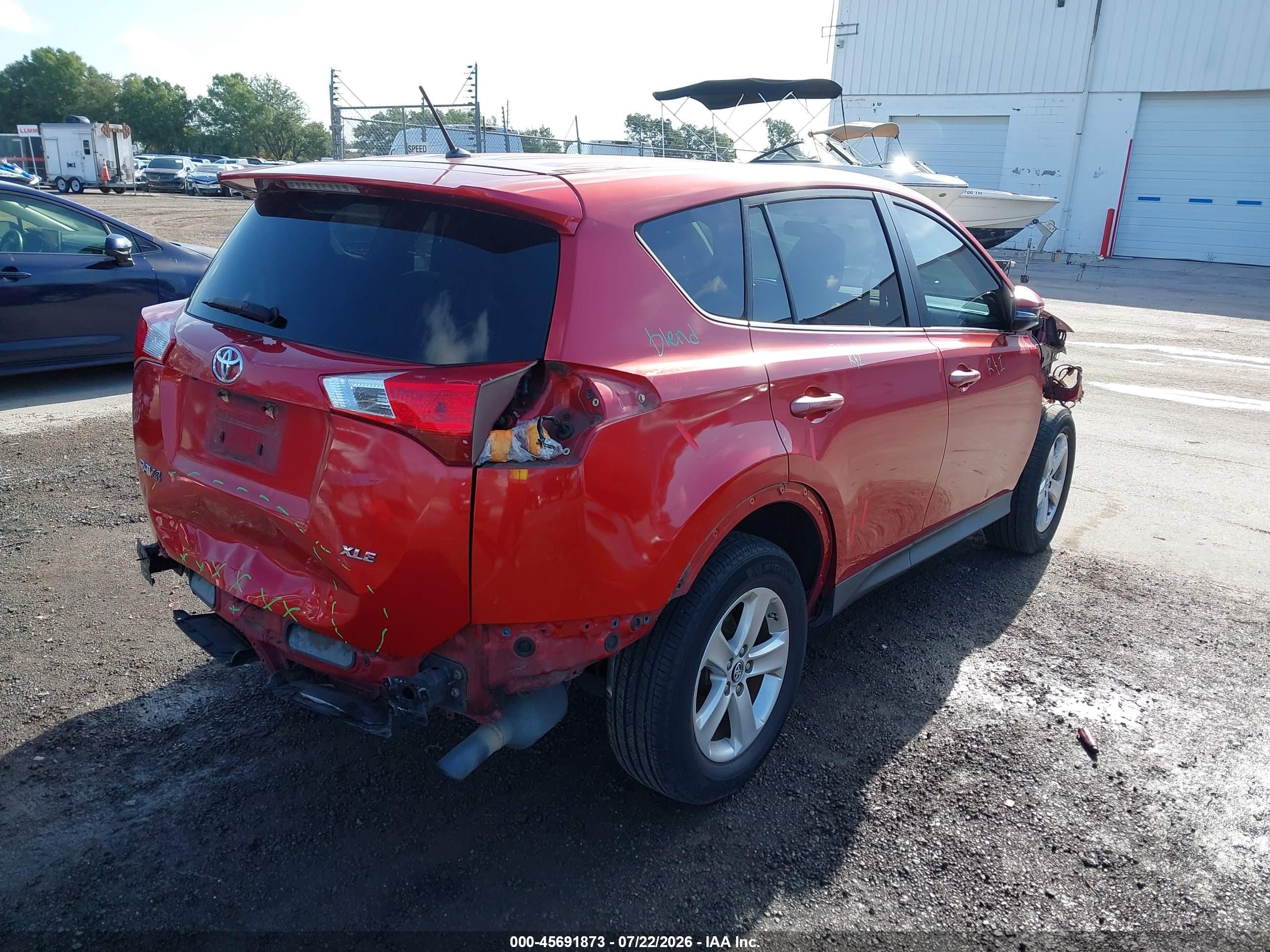 2013 Toyota Rav4 Xle Red vin: 2T3WFREV2DW067279
