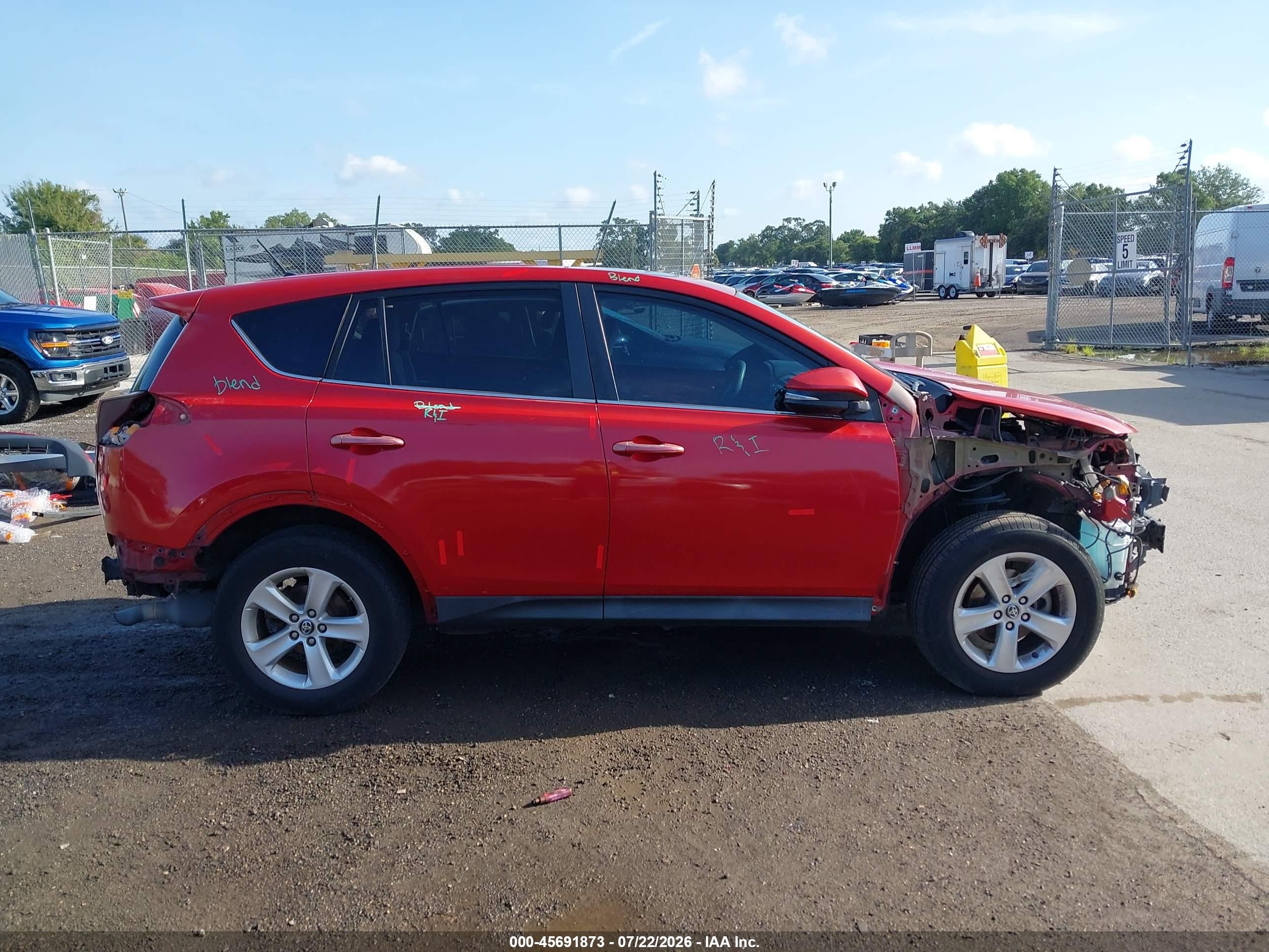 2013 Toyota Rav4 Xle Red vin: 2T3WFREV2DW067279