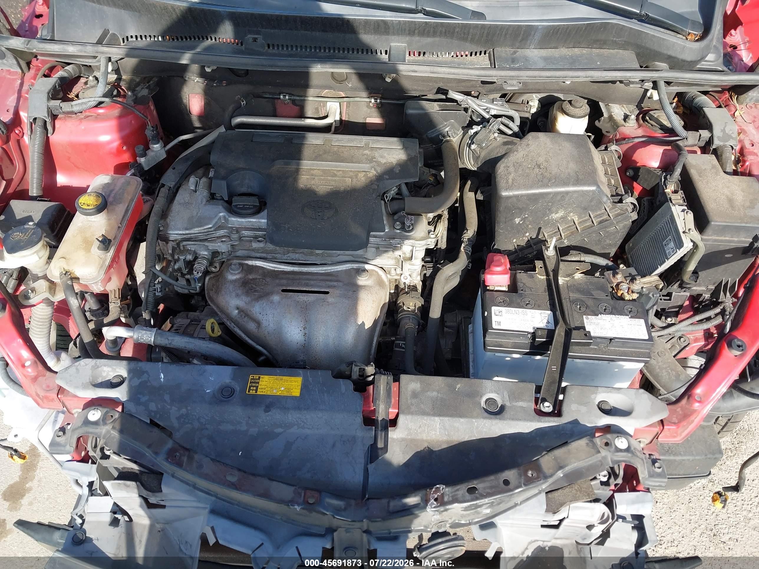 2013 Toyota Rav4 Xle Red vin: 2T3WFREV2DW067279