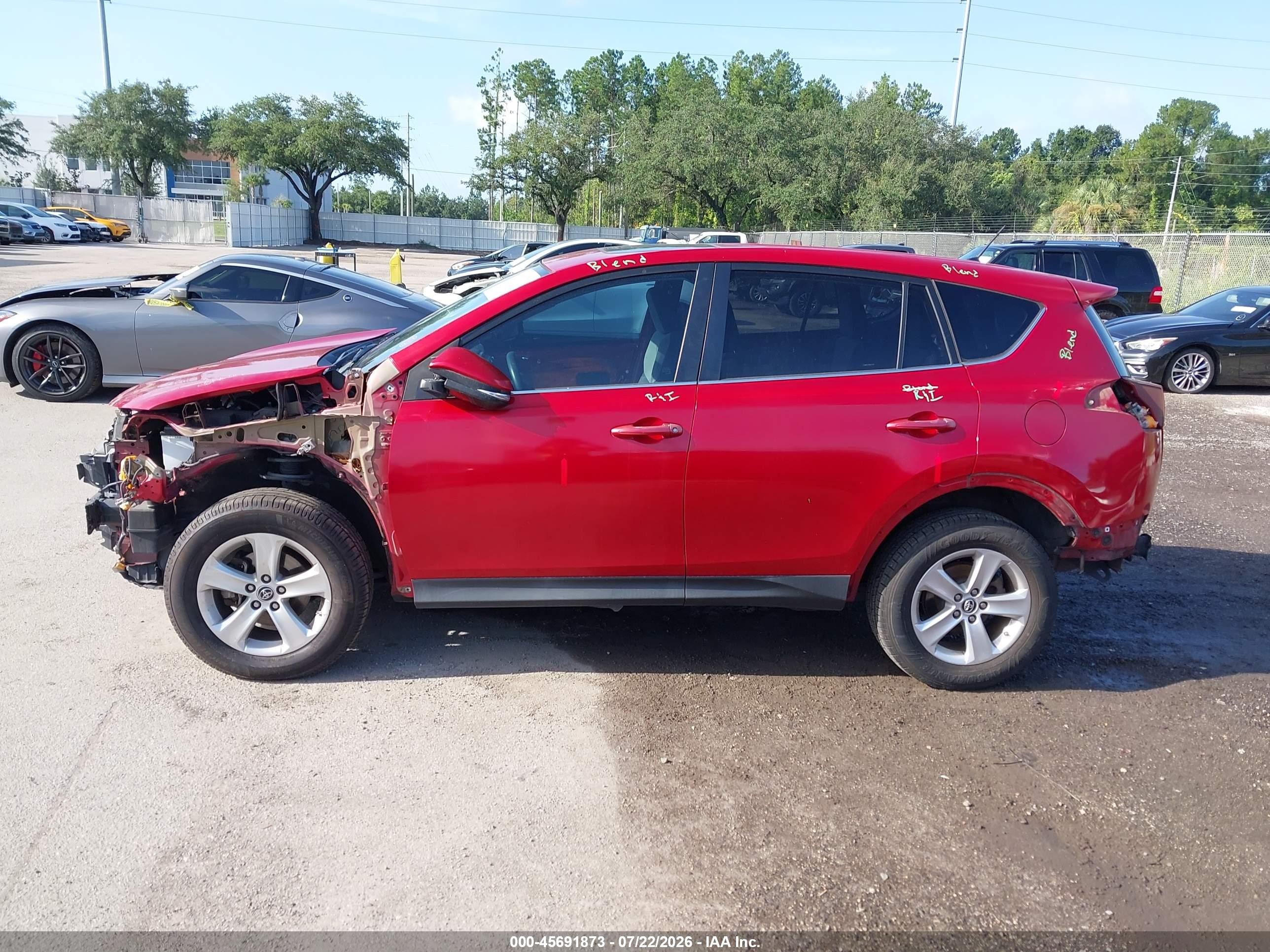 2013 Toyota Rav4 Xle Red vin: 2T3WFREV2DW067279
