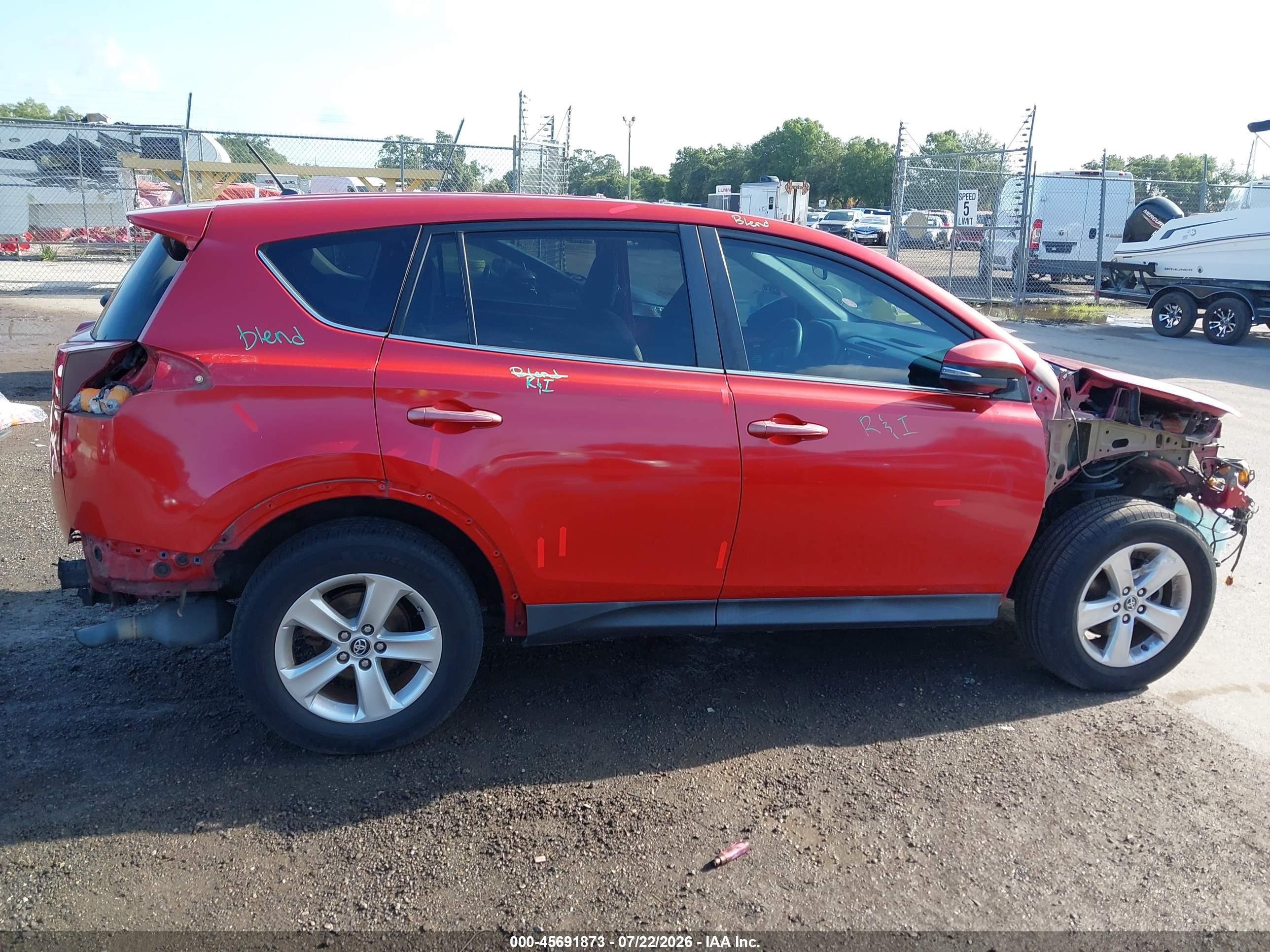 2013 Toyota Rav4 Xle Red vin: 2T3WFREV2DW067279