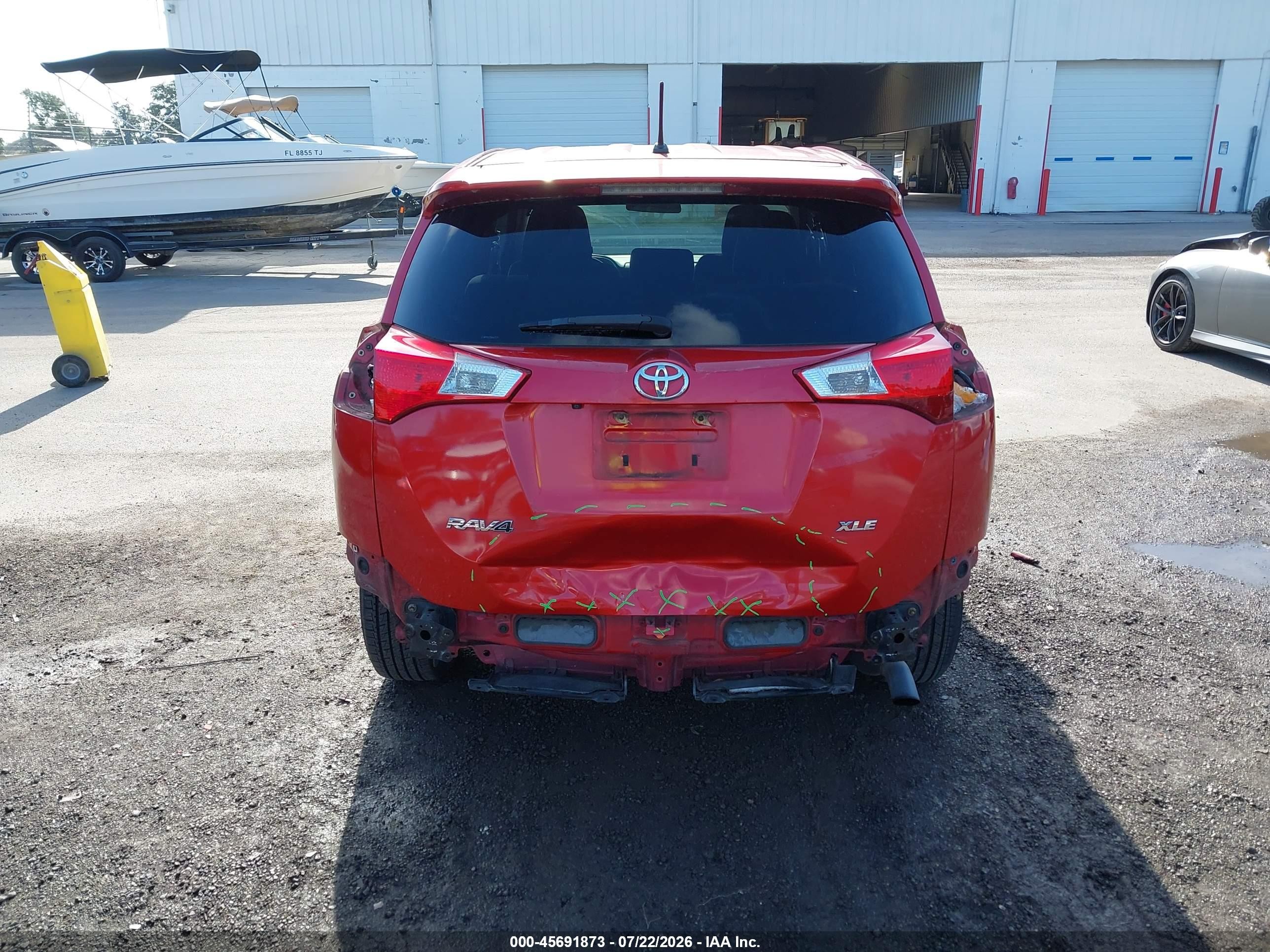 2013 Toyota Rav4 Xle Red vin: 2T3WFREV2DW067279