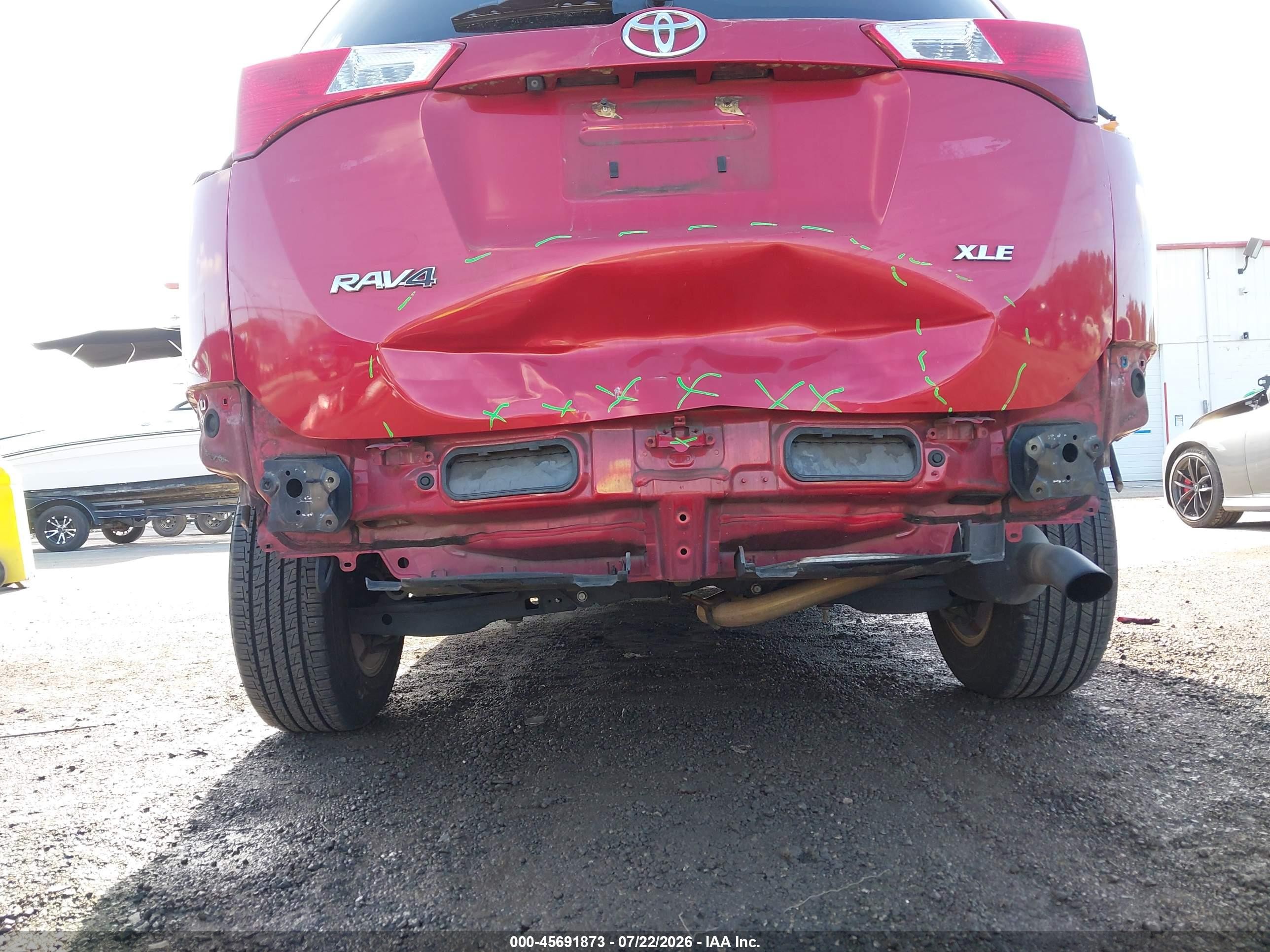 2013 Toyota Rav4 Xle Red vin: 2T3WFREV2DW067279