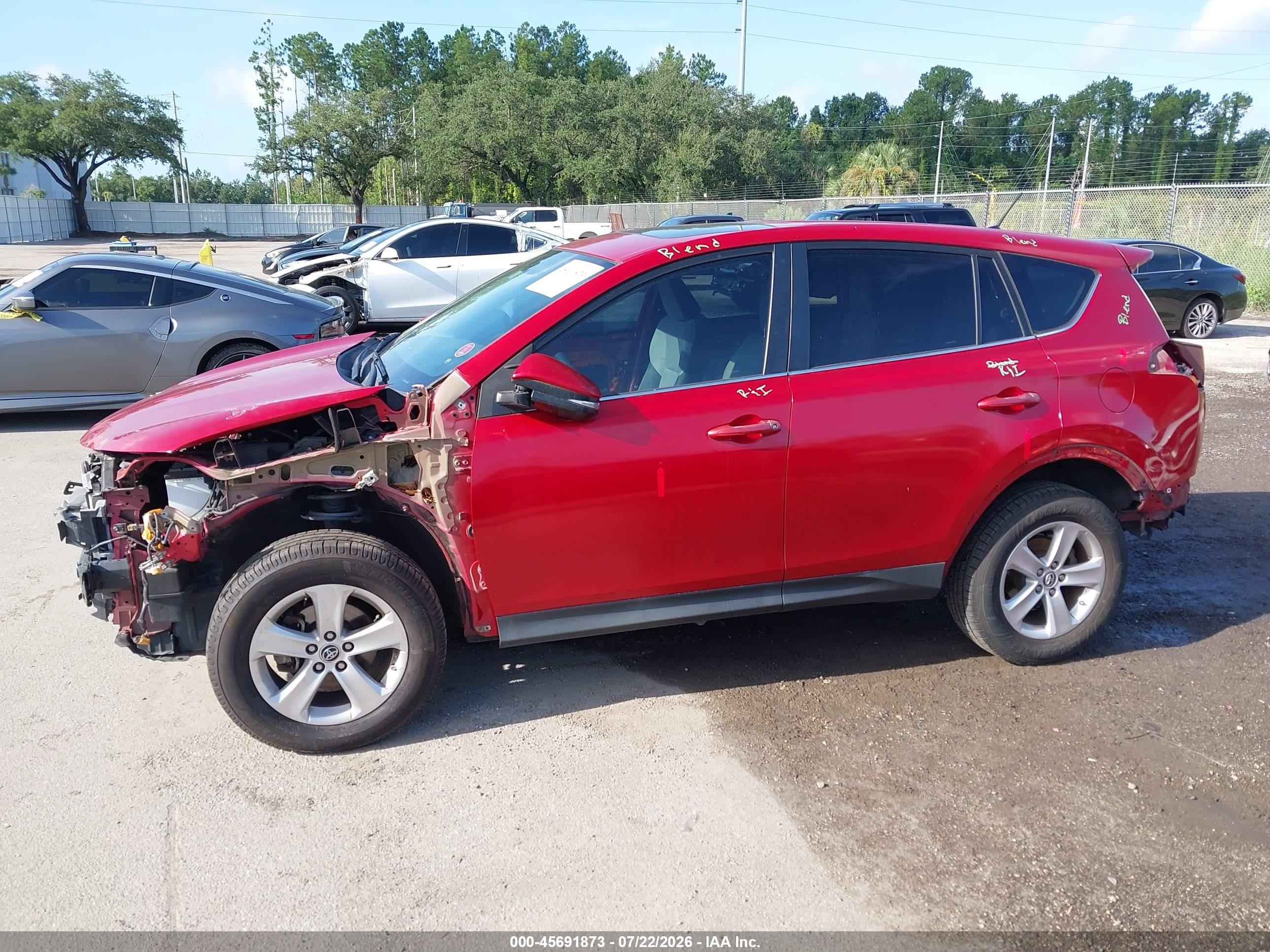 2013 Toyota Rav4 Xle Red vin: 2T3WFREV2DW067279