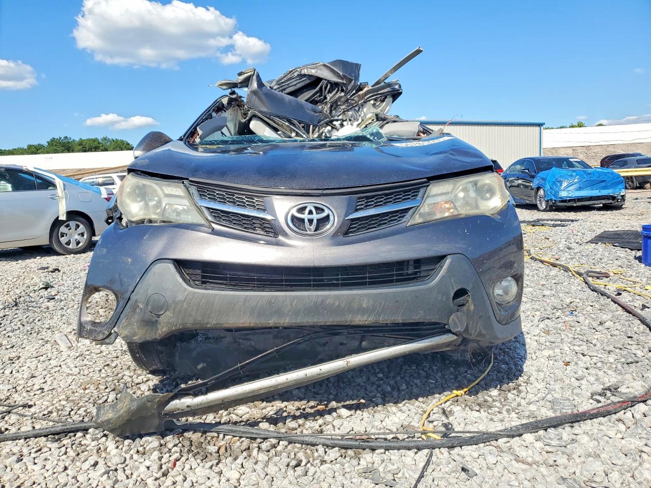 2014 Toyota Rav4 Xle Gray vin: 2T3WFREV2EW116837