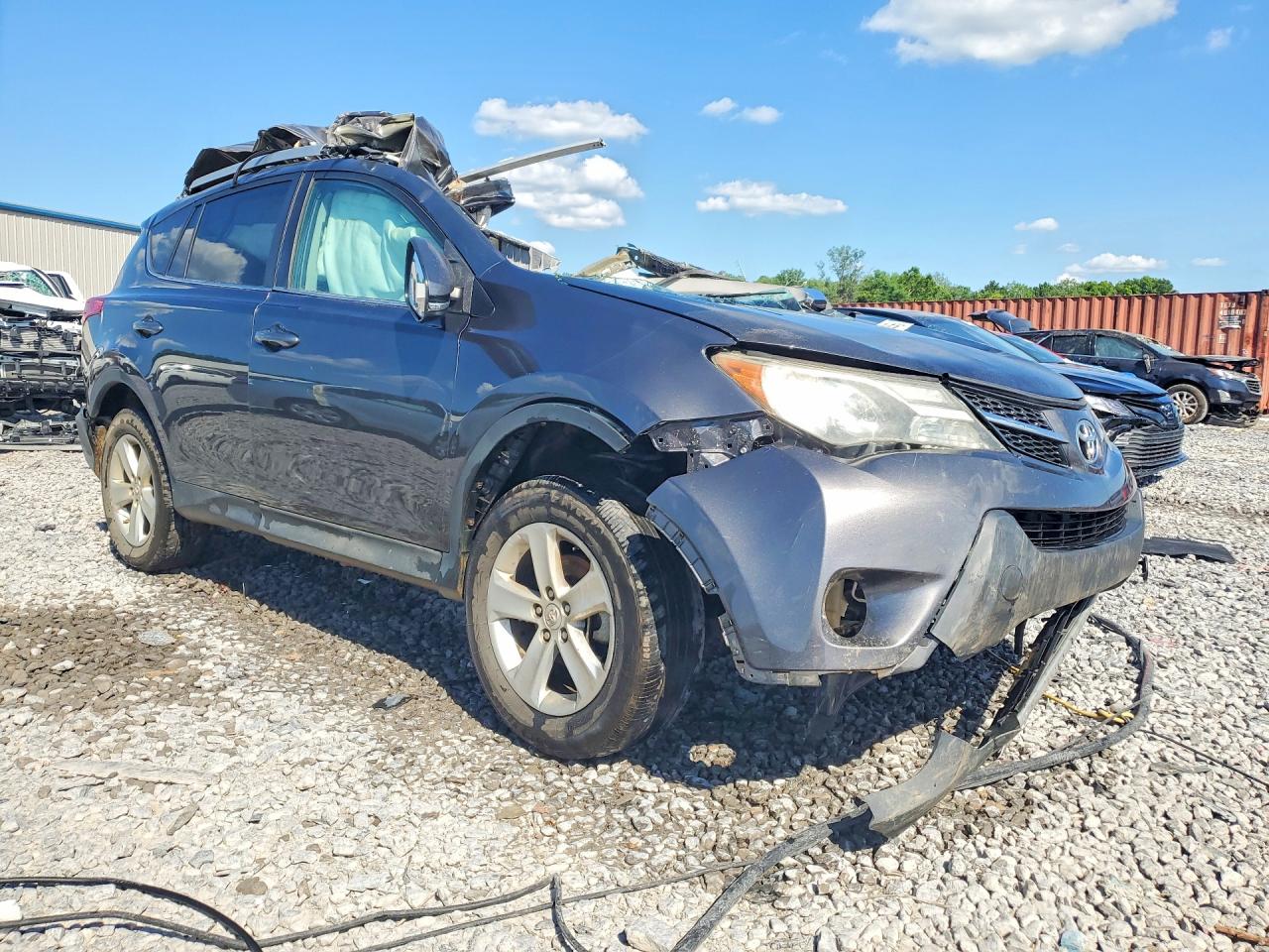 2014 Toyota Rav4 Xle Gray vin: 2T3WFREV2EW116837