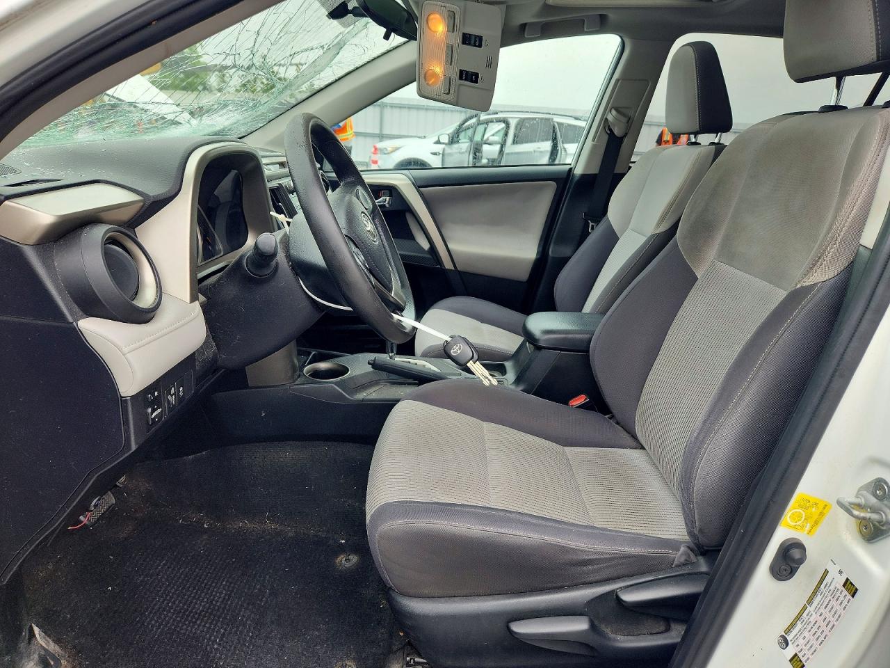 2014 Toyota Rav4 Xle White vin: 2T3WFREV2EW124226