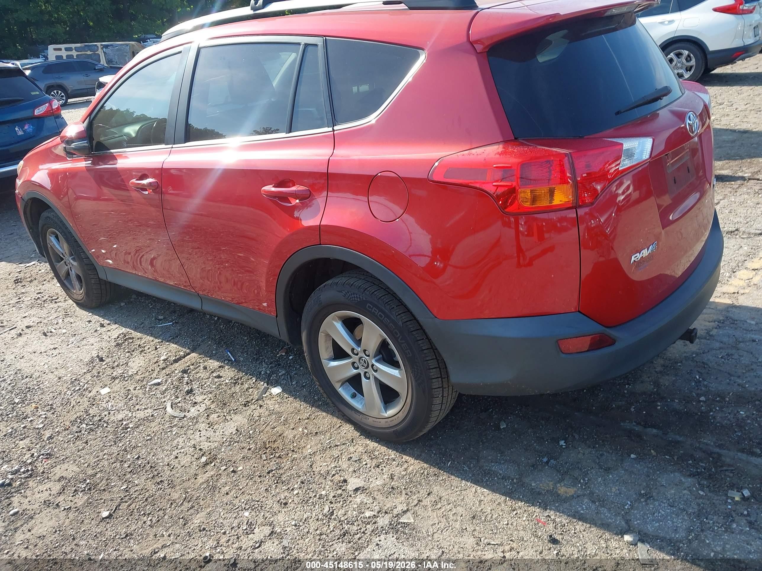 2015 Toyota Rav4 Xle Red vin: 2T3WFREV2FW132327