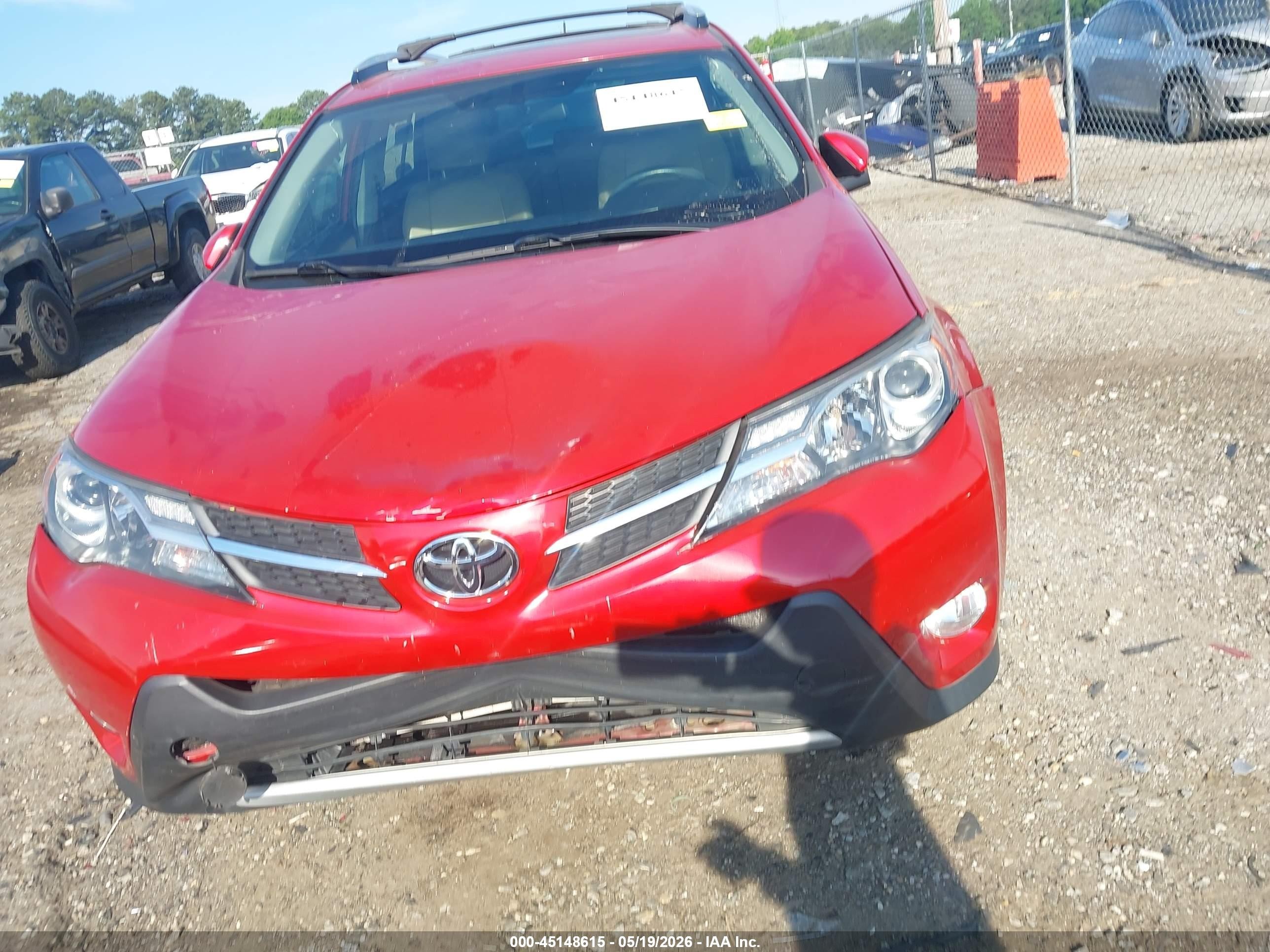 2015 Toyota Rav4 Xle Red vin: 2T3WFREV2FW132327