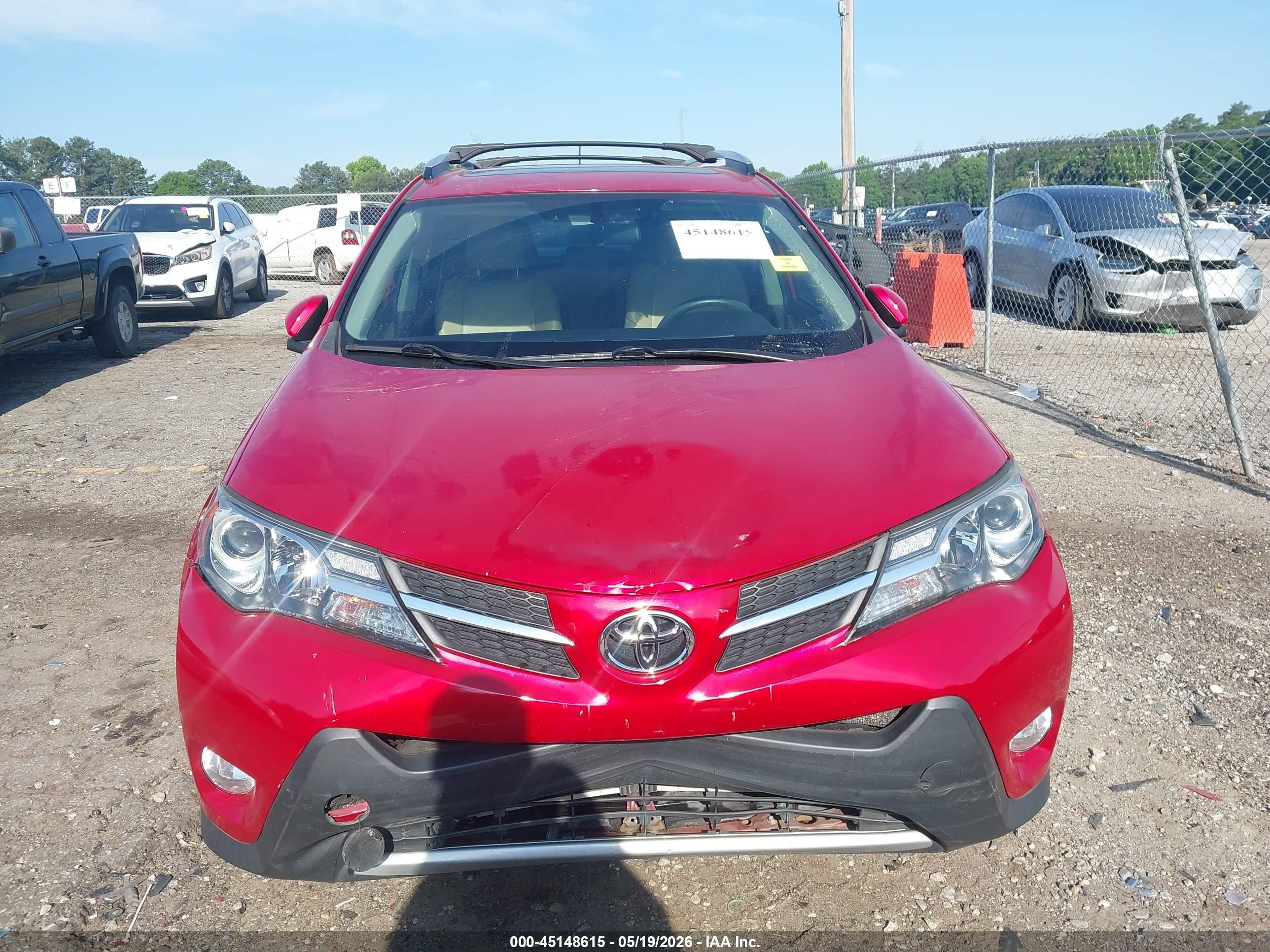 2015 Toyota Rav4 Xle Red vin: 2T3WFREV2FW132327