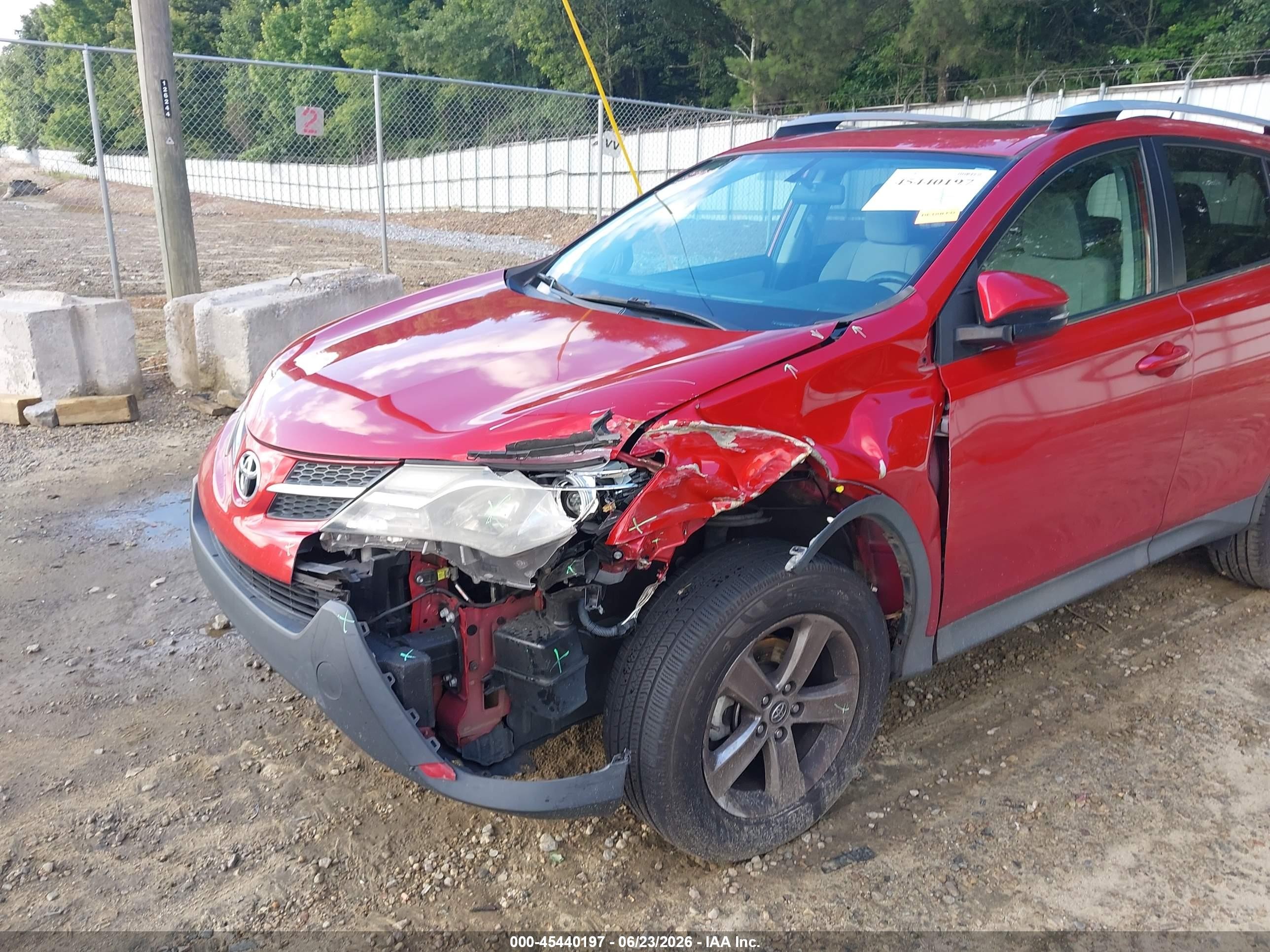 2015 Toyota Rav4 Xle Red vin: 2T3WFREV2FW133901